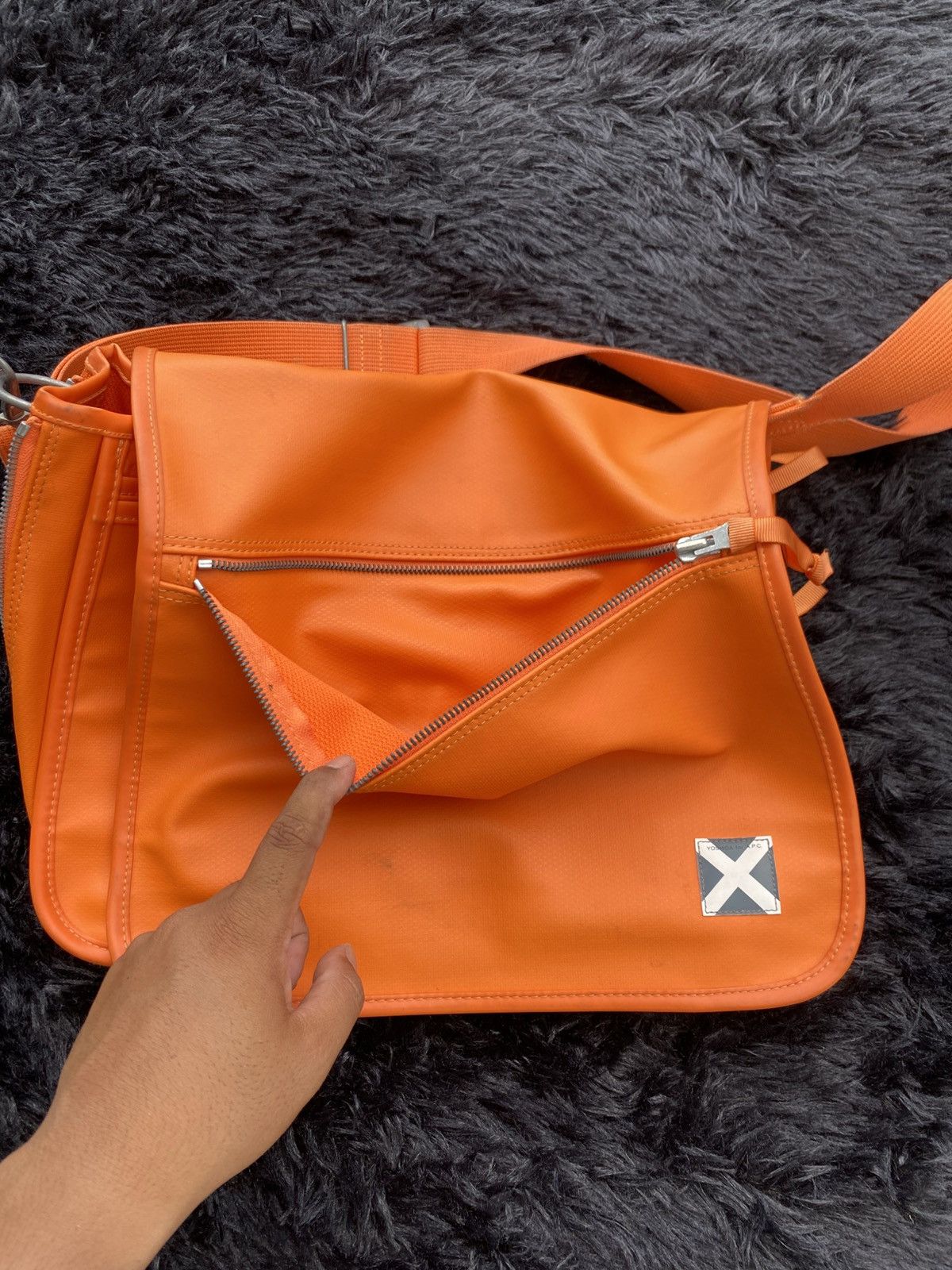Porter A.P.C Yoshida Luggage Label Shoulder Bag Orange Color Size ONE SIZE - 19 Thumbnail