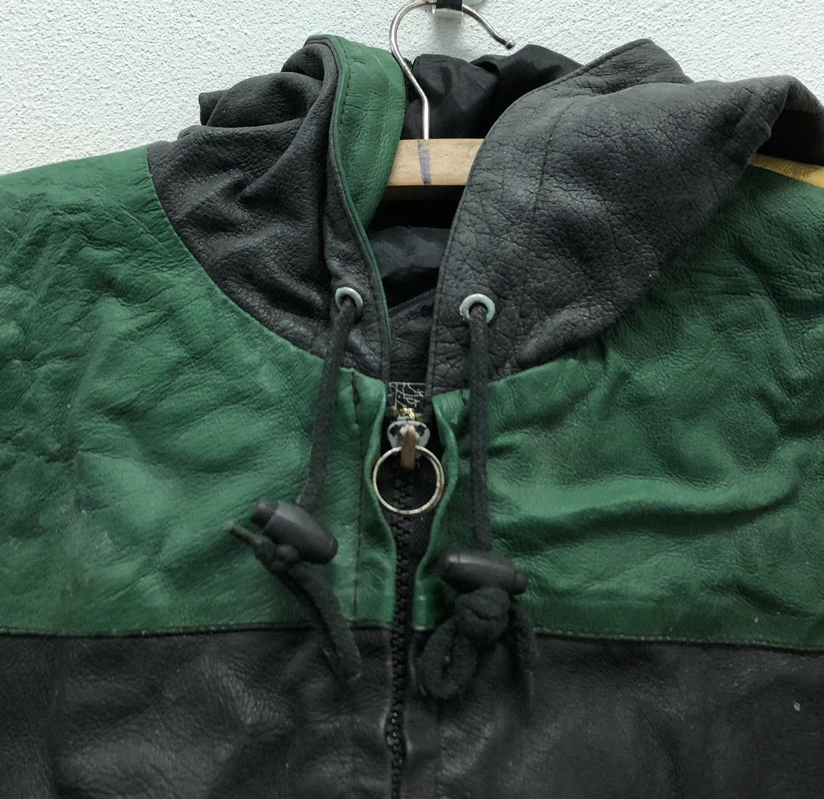 Leather Vintage Road Map Fight The Power Leather Jacket Size US L / EU 52-54 / 3 - 3 Thumbnail