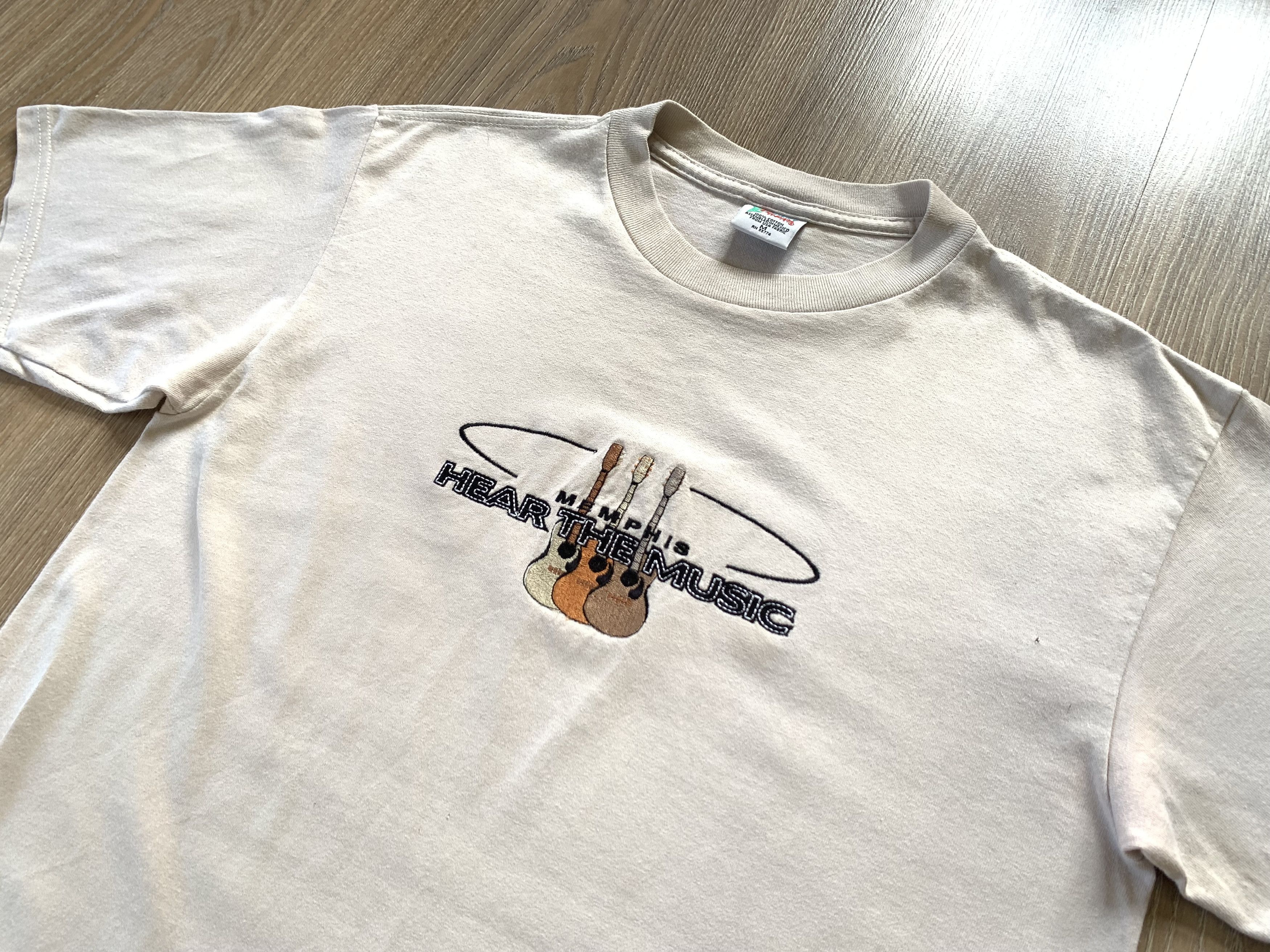 Band Tees × Vintage Vintage Memphis Hear The Music Cotton T-Shirt Size US M / EU 48-50 / 2 - 3 Thumbnail