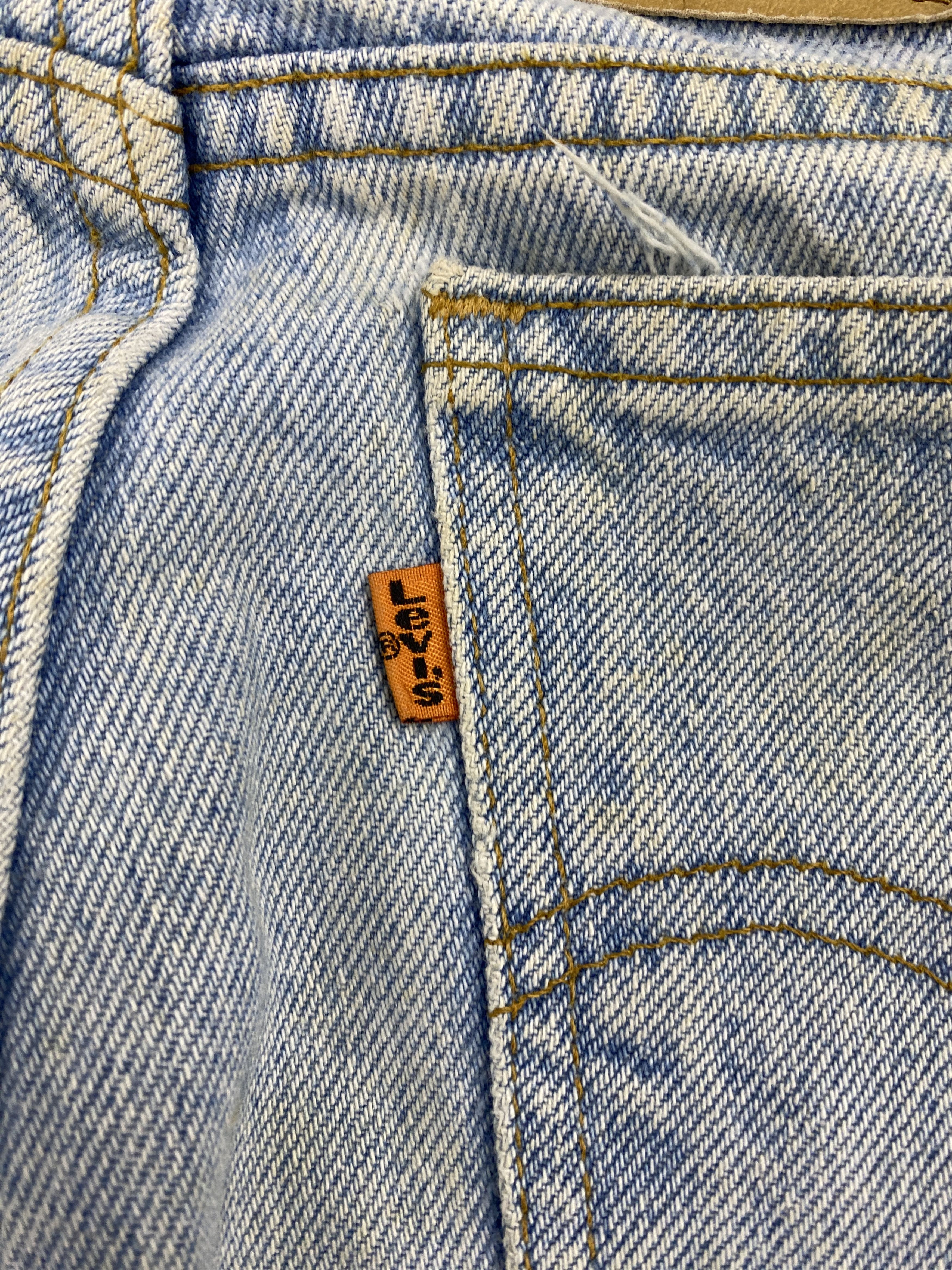 Levi's × Vintage Vintage 90s Levis 550 Orange Tabs Jeans Size US 32 / EU 48 - 7 Thumbnail