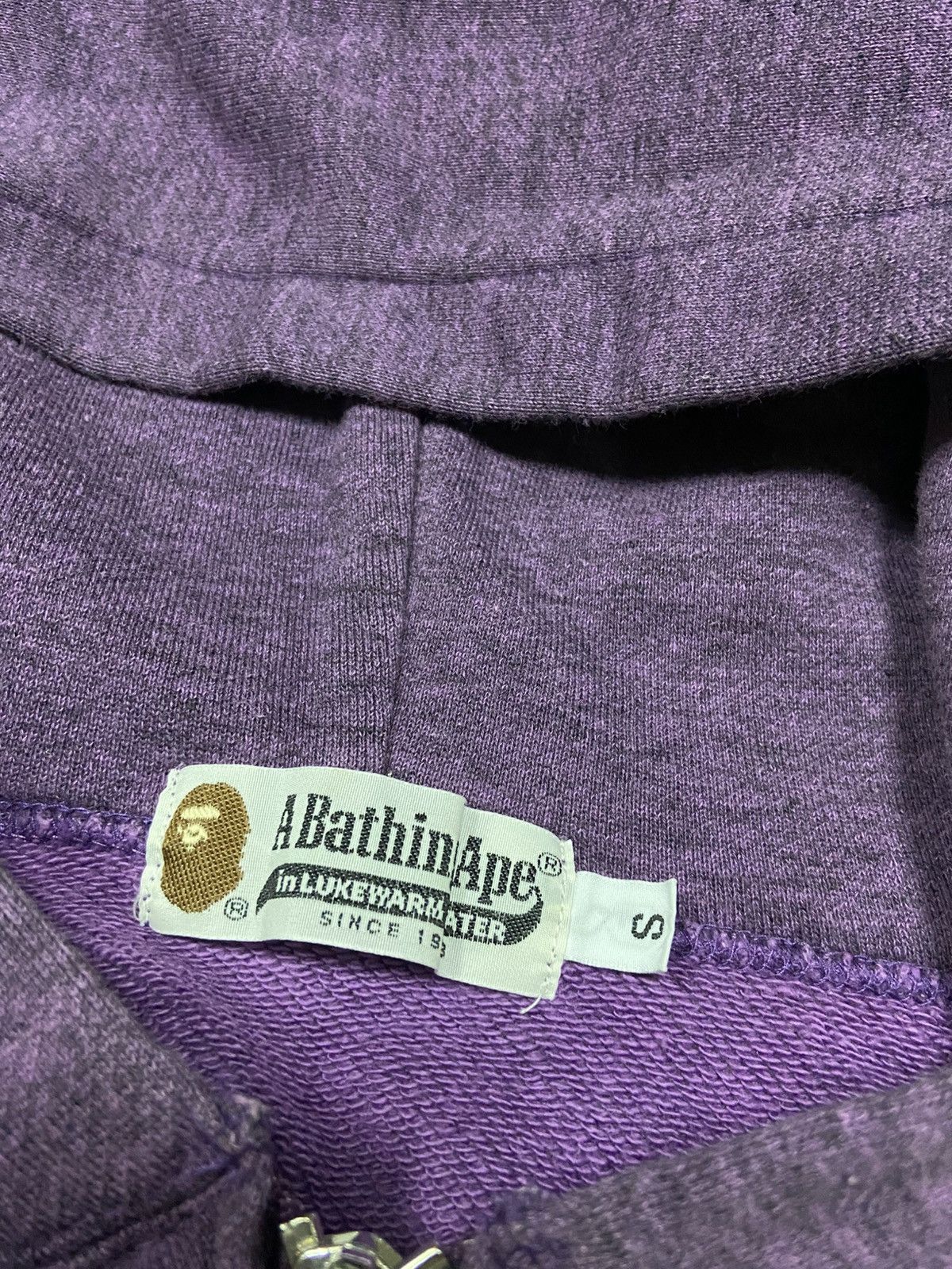 Bape Bape small badge ape head zip hoodie Size US S / EU 44-46 / 1 - 5 Thumbnail