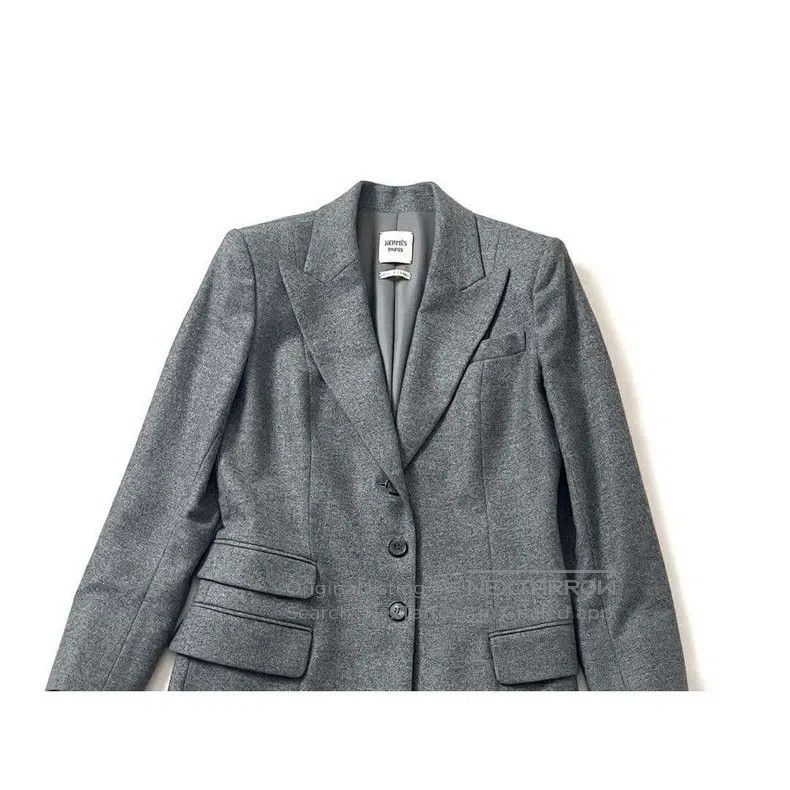 Hermes Hermes Gray Cashmere Blazer Jacket Size S / US 4 / IT 40 - 5 Thumbnail