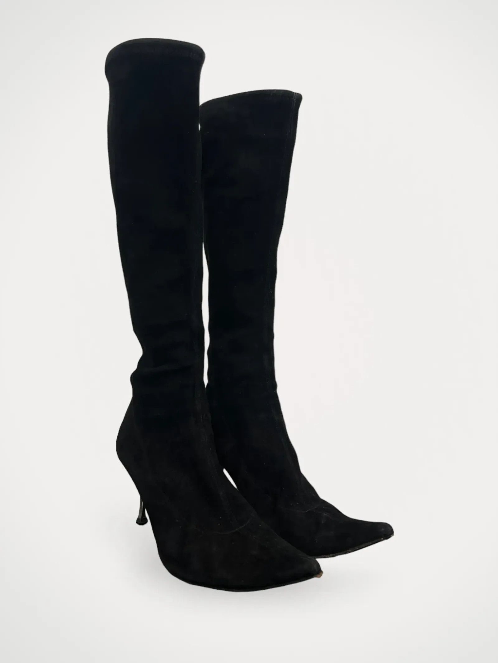 image of Sergio Rossi Boots in Black, Women's (Size 6)
