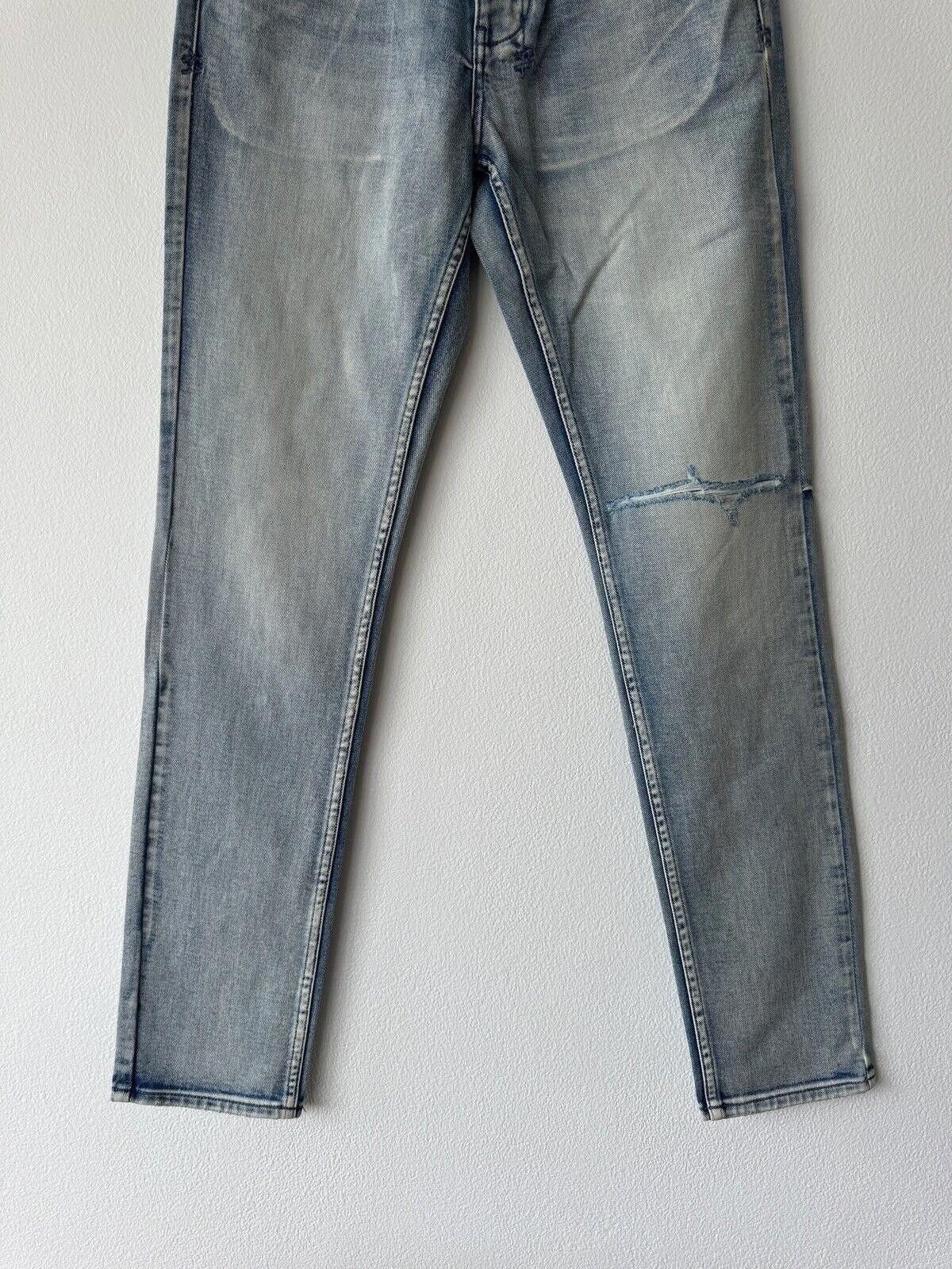 Ksubi Ksubi mens denim jean jeans chitch 32 blue vapour ripped Size US 32 / EU 48 - 3 Thumbnail