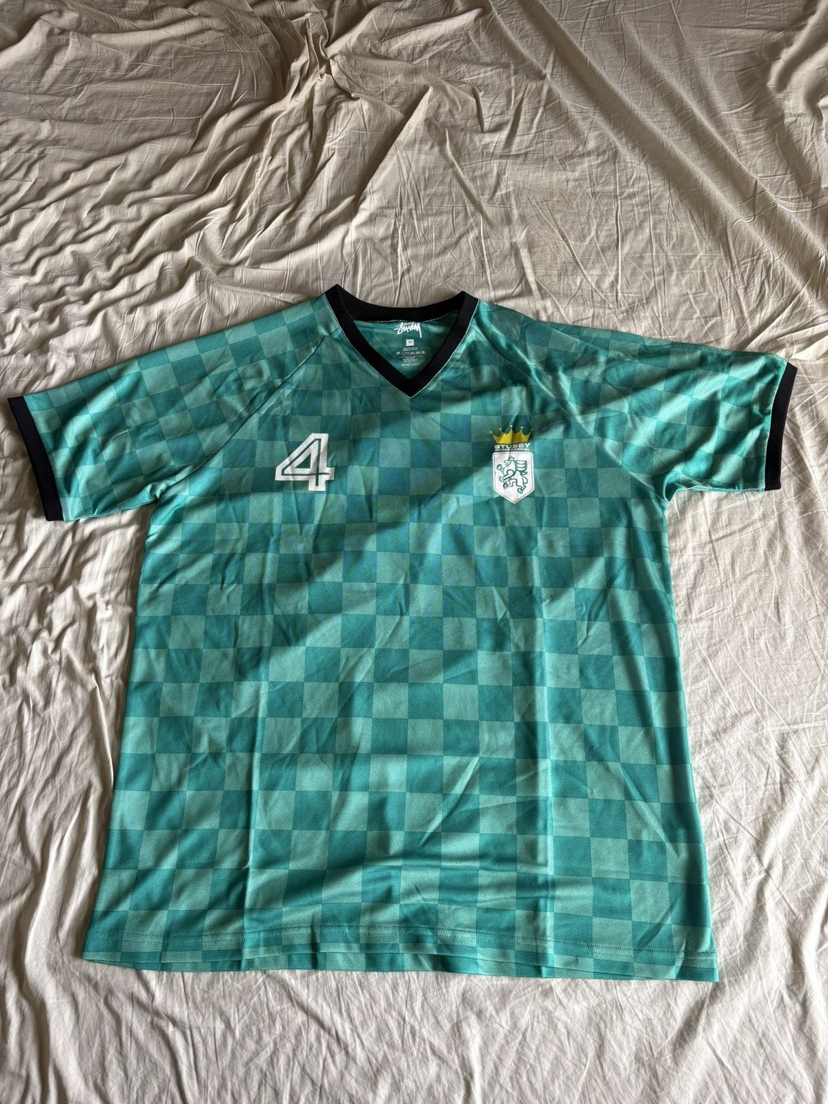 Stussy Stussy Vintage #4 Soccer Jersey Size US XL / EU 56 / 4 - 1 Thumbnail