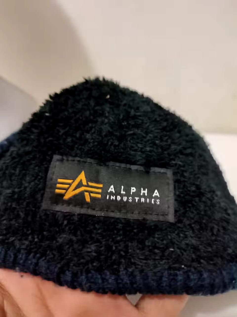 Alpha Industries Alpha Industries Beanie Big Print Logo design Hats Size ONE SIZE - 7 Thumbnail