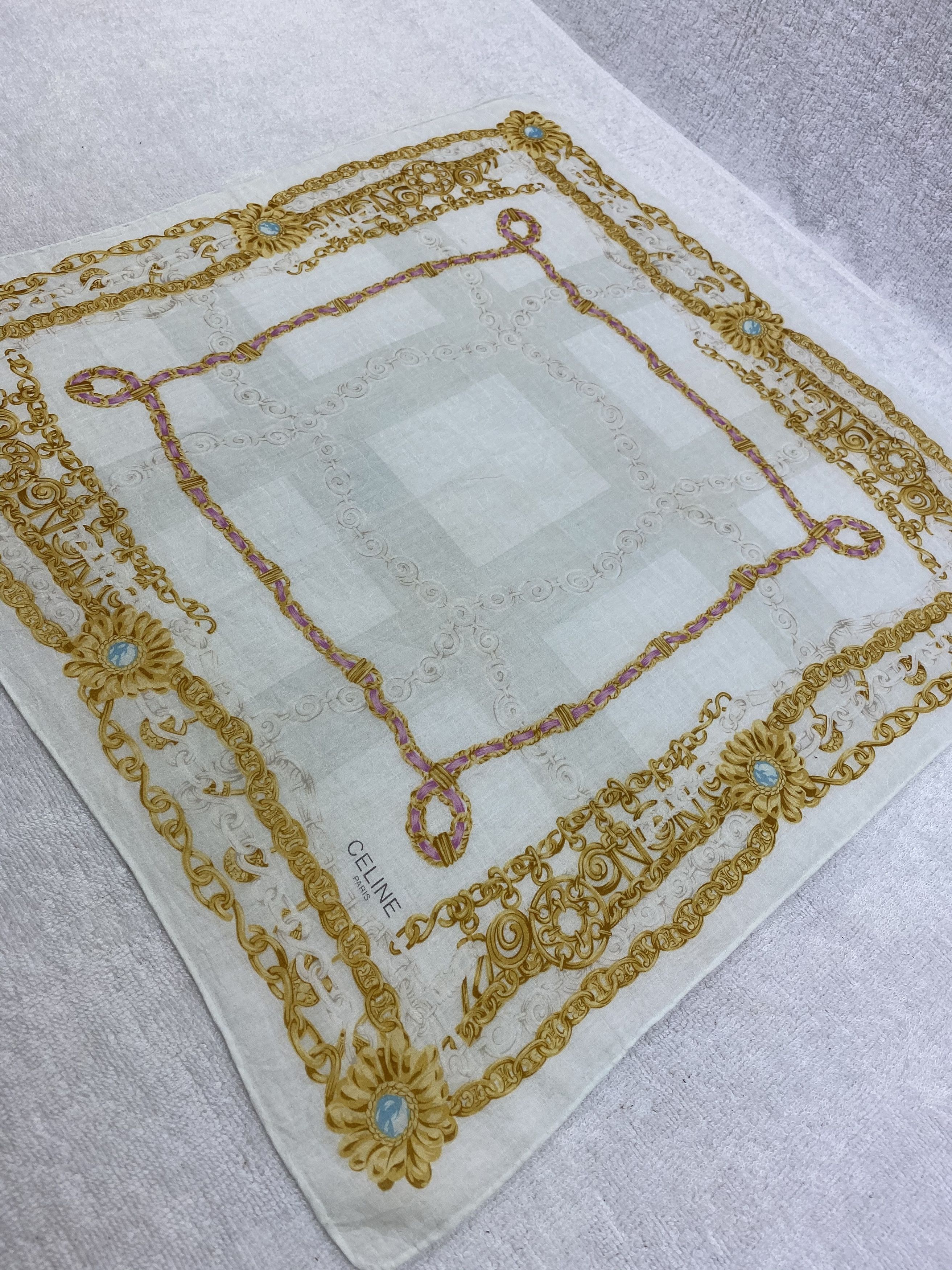 Celine Celine Handkerchief / Bandana / Neckerchief Size ONE SIZE - 4 Thumbnail