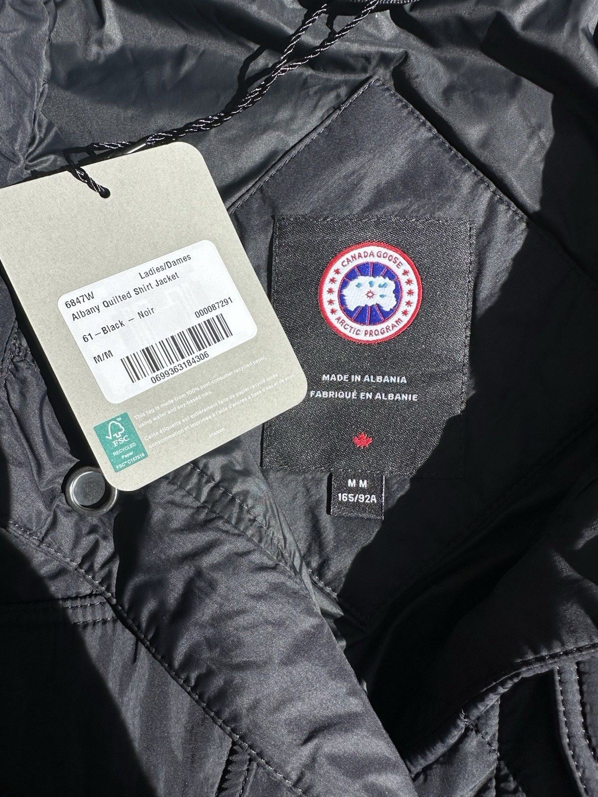 Canada Goose Canada Goose Black Albany Quilted Jacket Size Medium Retail Size US M / EU 48-50 / 2 - 2 Thumbnail