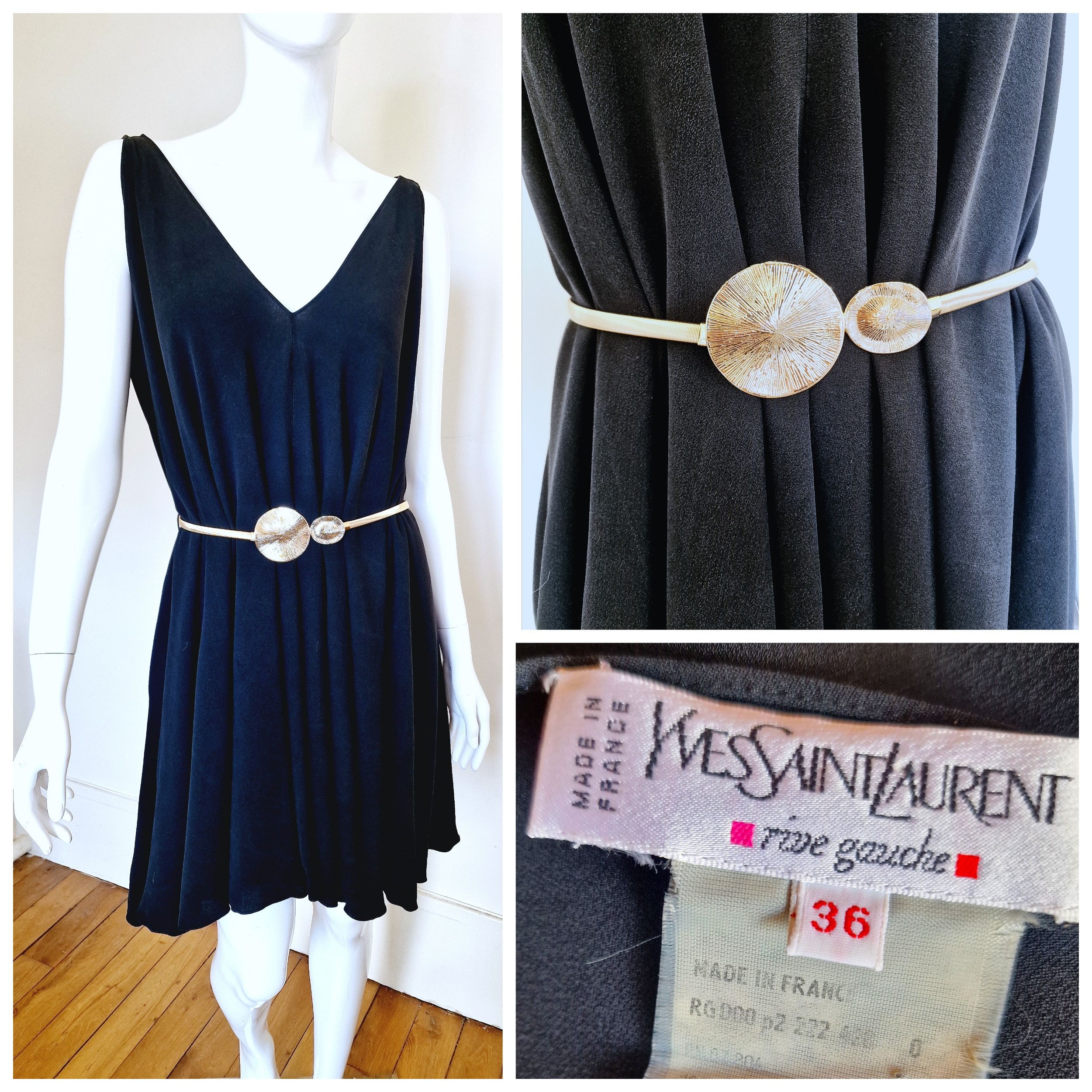 Yves Saint Laurent YSL Yves Saint Laurent Rive Gauche Couture Gown Dress Size M / US 6-8 / IT 42-44 - 1 Thumbnail