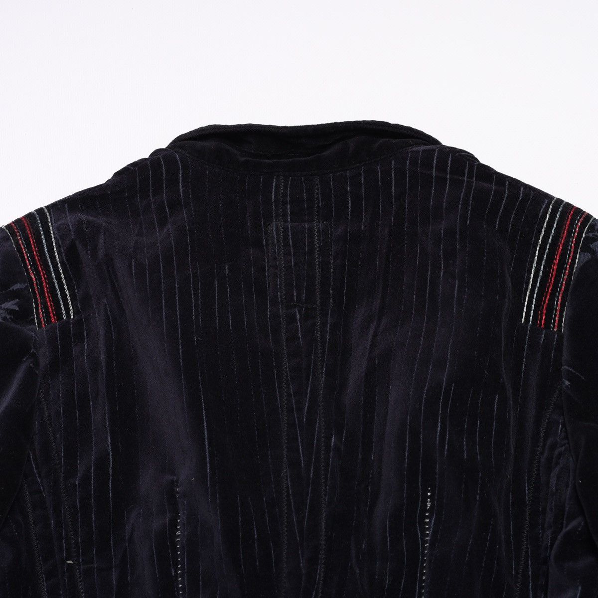 Marithe + Francois Girbaud Marithe Francois Girbaud Velvet Velour Blazer Avantgarde Size S / US 4 / IT 40 - 10 Thumbnail