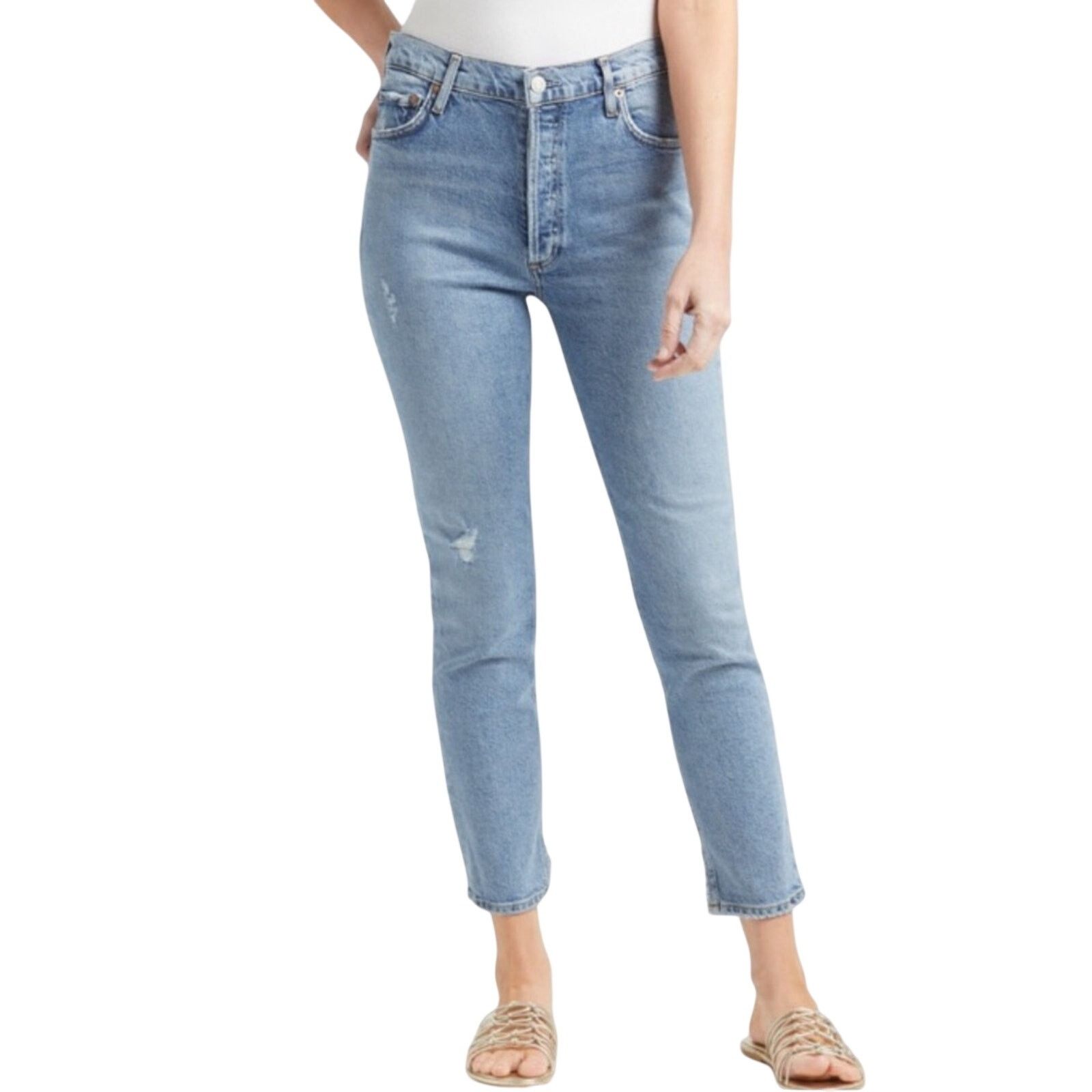 Agolde Agolde Blue Jeans | Size 26 Size 26" / US 2 / IT 38 - 6 Thumbnail