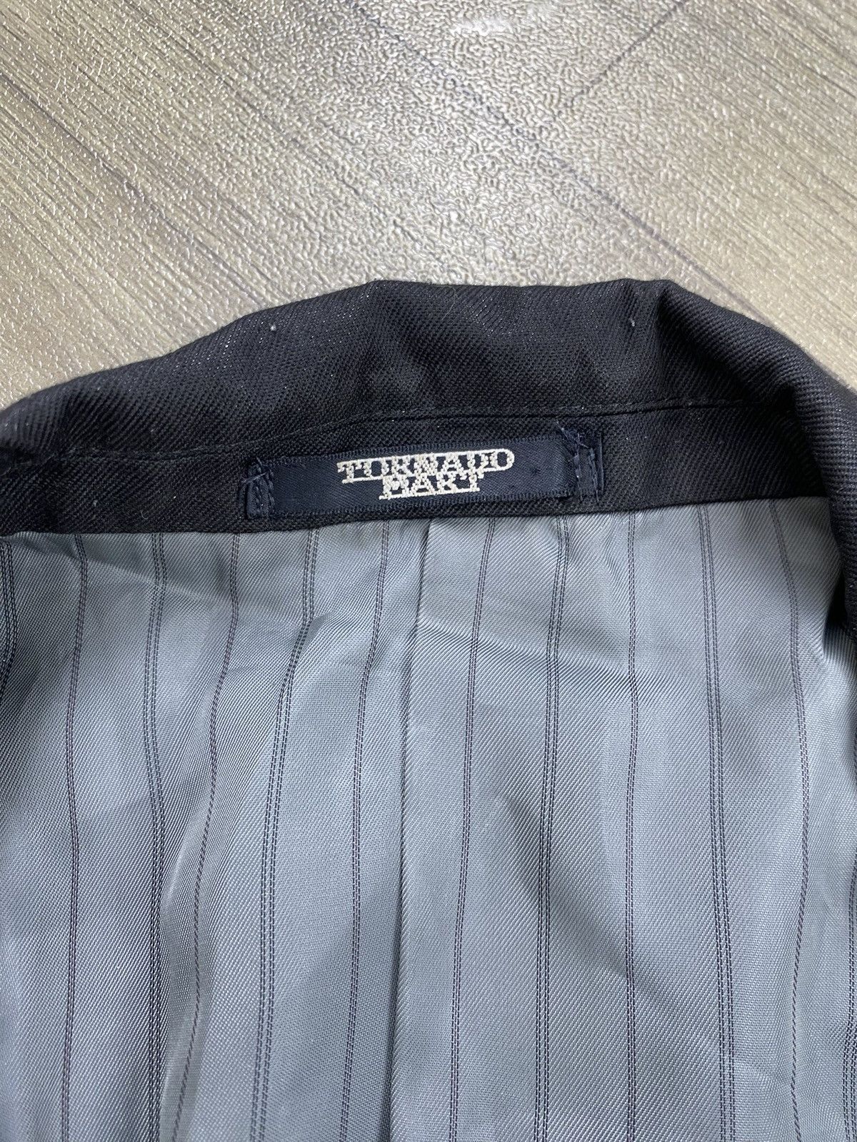 Tornado Mart Vintage Tornado Mart Japan Black Blazers Jacket Size 40R - 9 Thumbnail