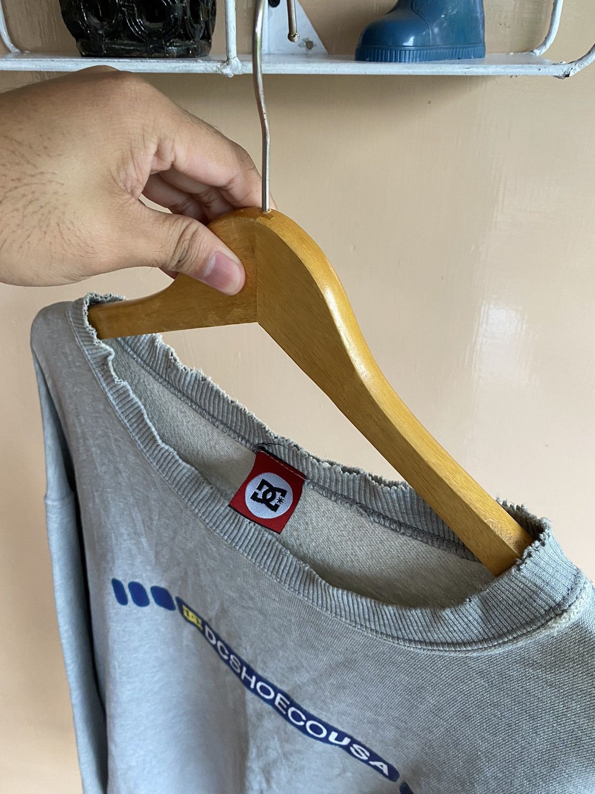 DC 💸BINDINGOFFER💸Dc Shoes Skateboard Distressed Sweatshirt Y2K Size US L / EU 52-54 / 3 - 4 Thumbnail