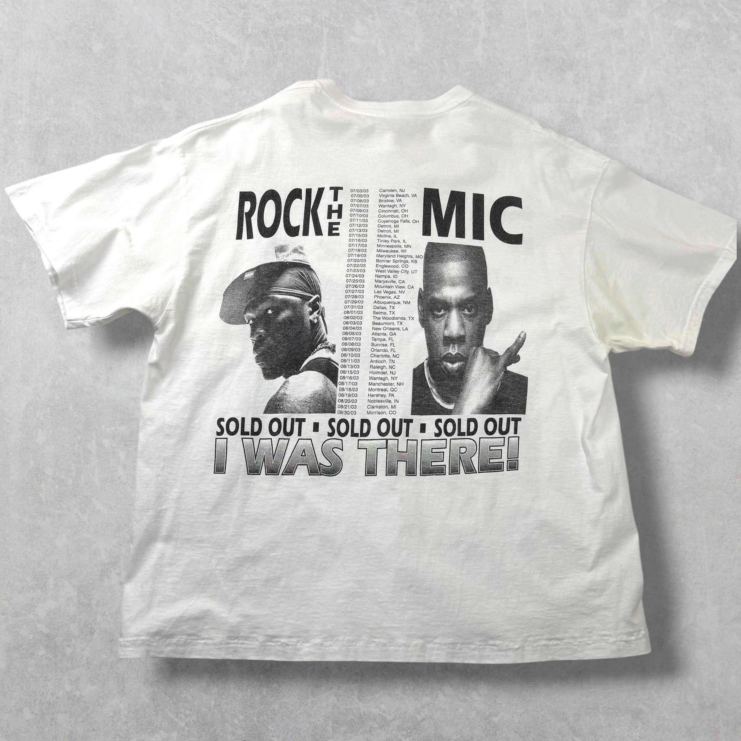 Vintage Vintage 2003 Rock the Mic Tour Jay-Z / 50 Cent XL Size US XL / EU 56 / 4 - 2 Thumbnail