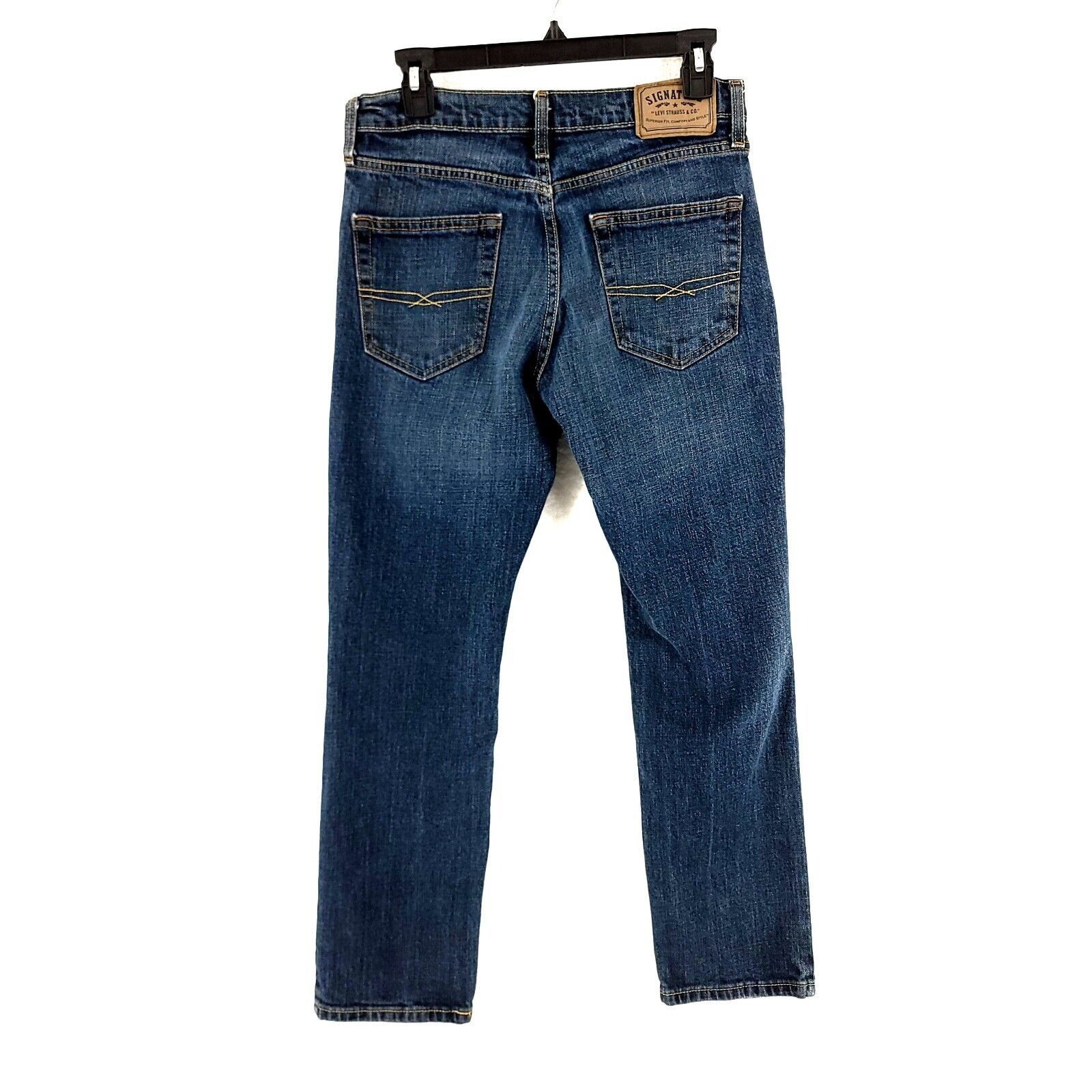 Levi's Levi's Signature Athletic Denim Cotton Denim Low Rise Whiske Size US 30 / EU 46 - 2 Thumbnail