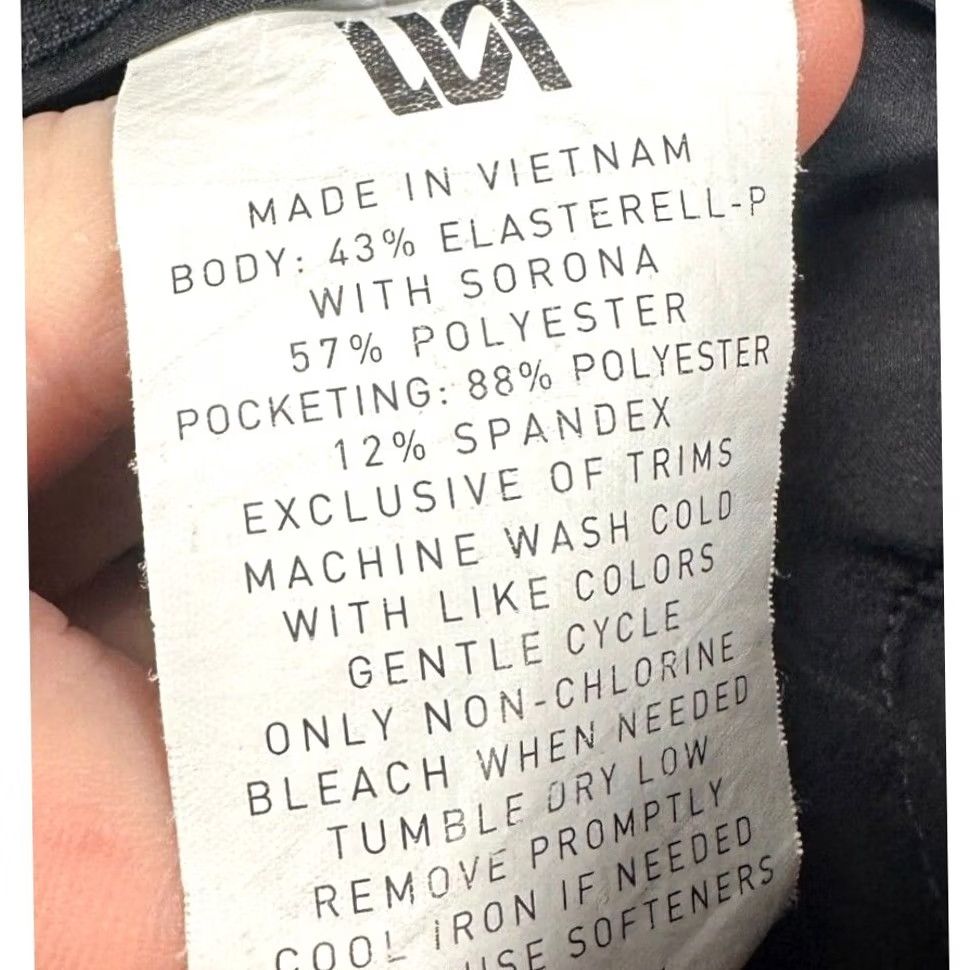 Vintage VRST Chino Pants Mens 35X32 Gray Flat Front Stretch Performance Tech Straight Size US 35 - 5 Thumbnail