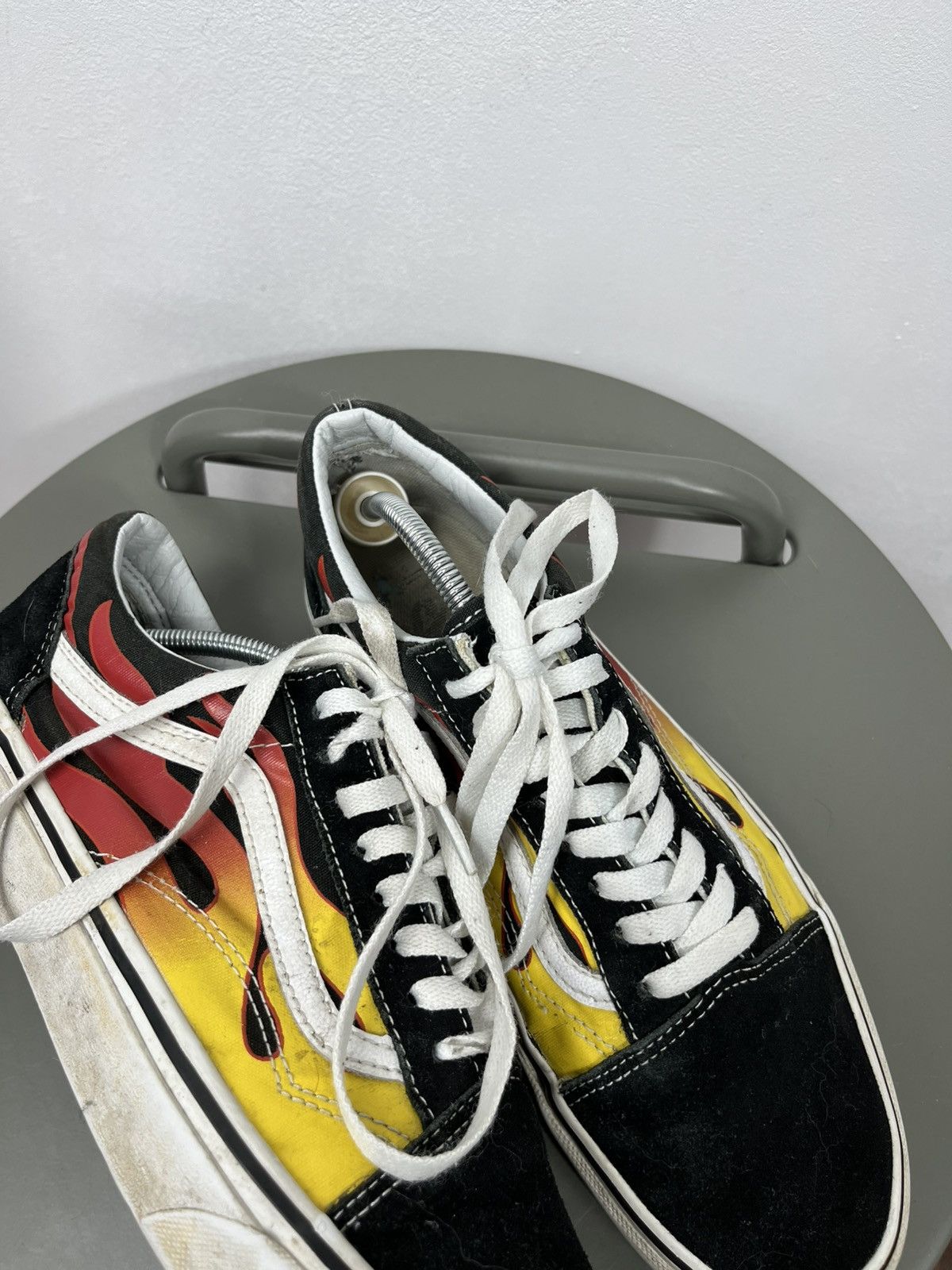 Vans Vans Old Skool Flame Black Yellow Red EU 42 Size US 9 / EU 42 - 3 Thumbnail