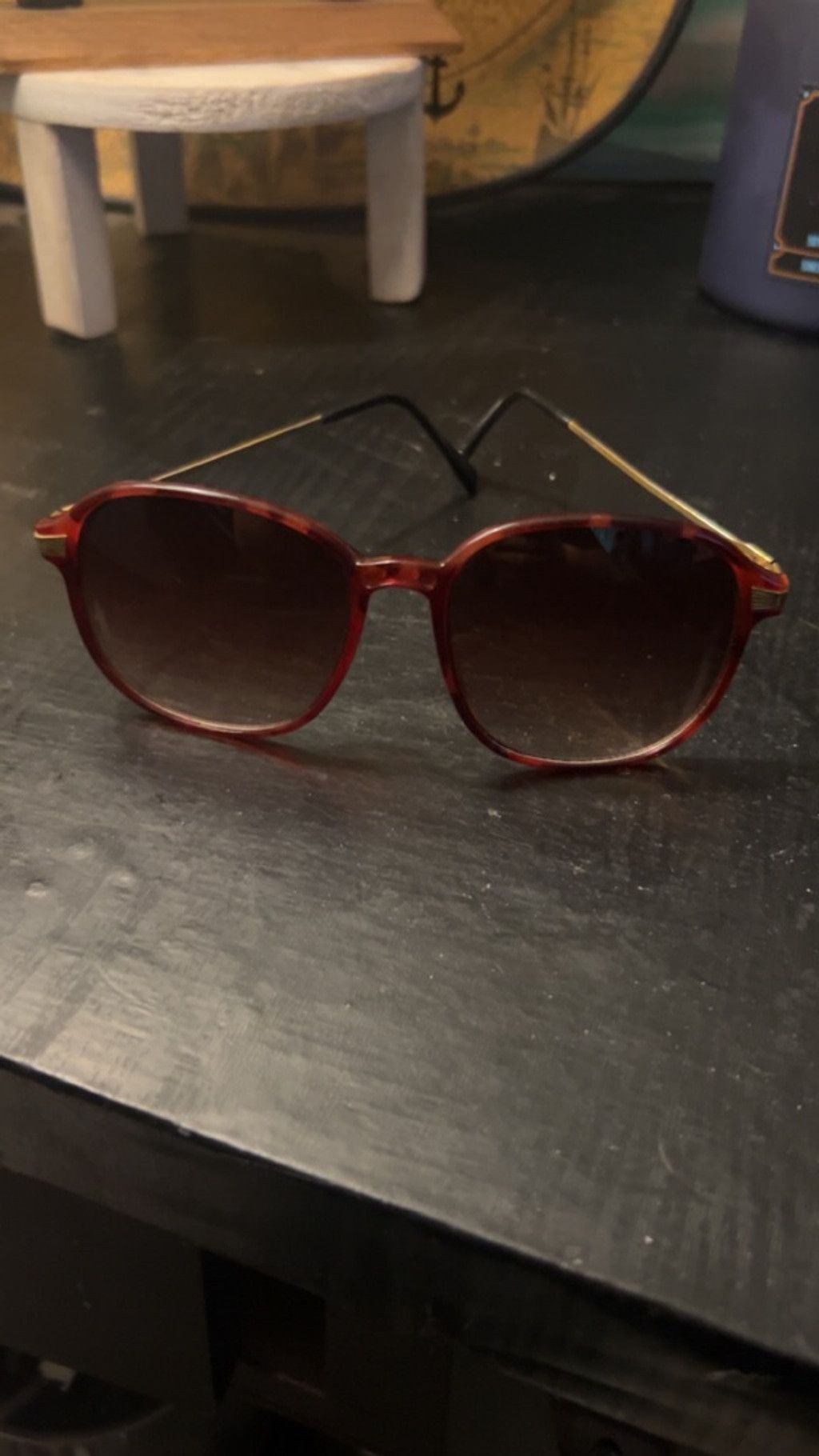 The Unbranded Brand Women's Unbranded Tortoiseshell Sunglasses Brown Gold Size ONE SIZE - 1 Thumbnail
