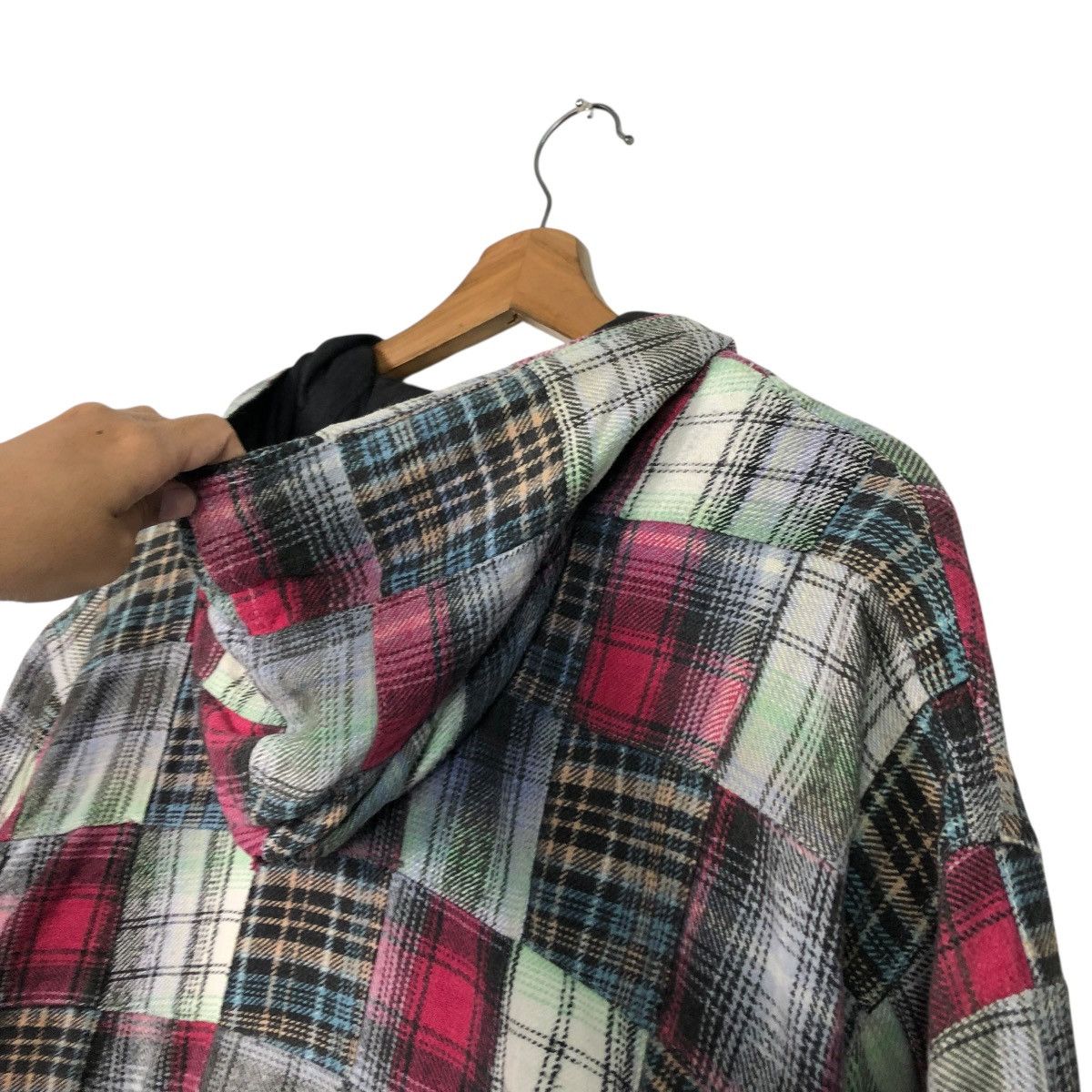 Japanese Brand 🔥VINTAGE BOMBER JACKET PATCHWORK DESIGN FDS ISSEY MIYAKE Size US M / EU 48-50 / 2 - 12 Thumbnail
