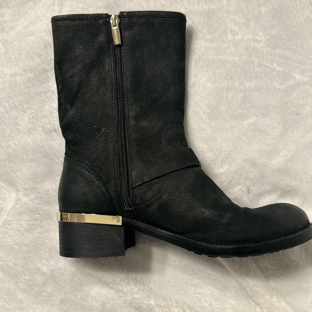 Vince Camuto Vince Camuto black suede biker type boot. Size 7 Size US 7 / IT 37 - 3 Thumbnail