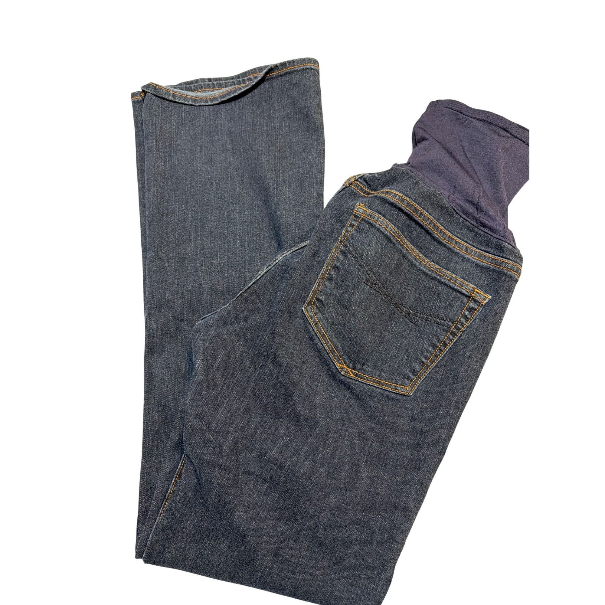 Gap Gap Sexy Boot Maternity Bootcut Jeans Dark Wash Stretch Fabr Size 27" / US 4 / IT 40 - 4 Thumbnail