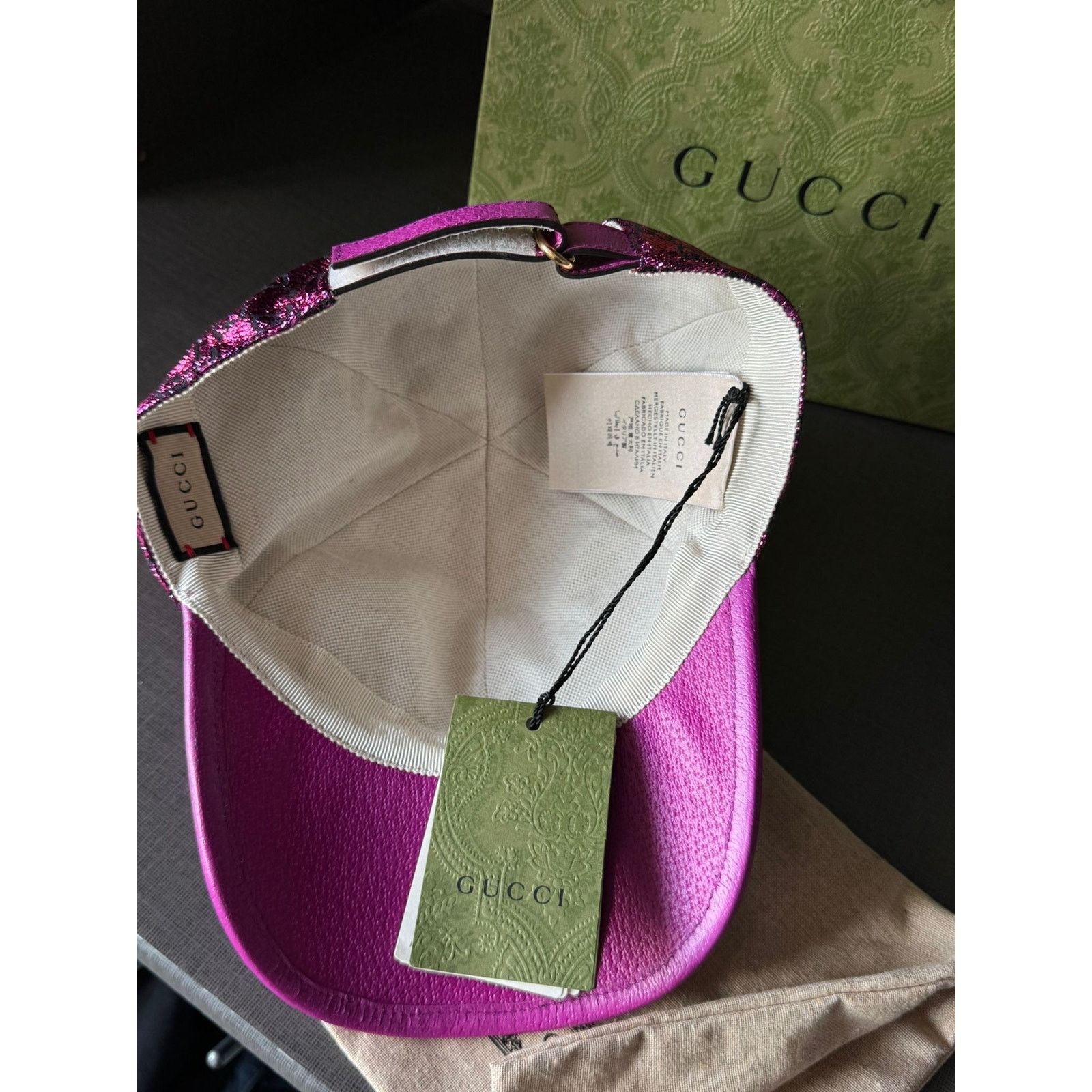 Gucci o1alis0126 Size: M / GG pattern baseball cap metallic pink Size ONE SIZE - 5 Thumbnail