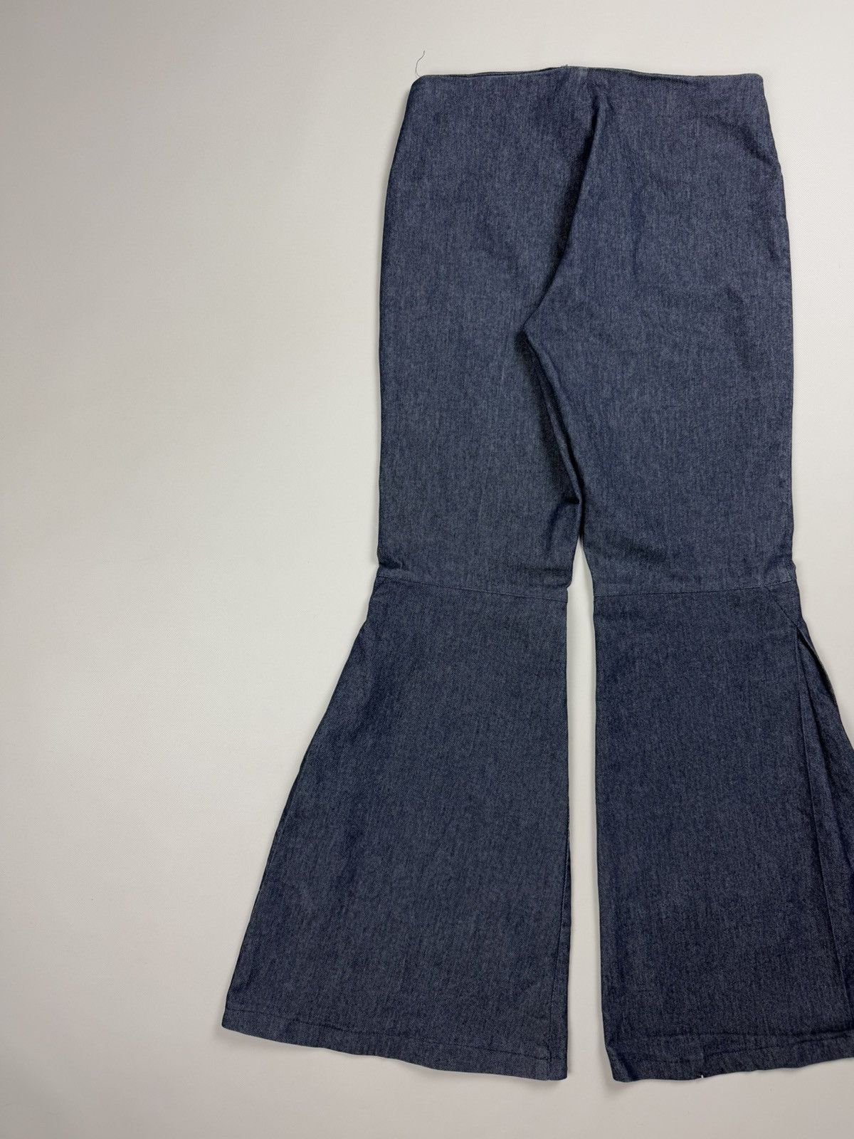 Japanese Brand Orimono Ladies Japanese Flared Low Rise Y2K Jeans Pants Size 32" / US 10 / IT 46 - 16 Thumbnail