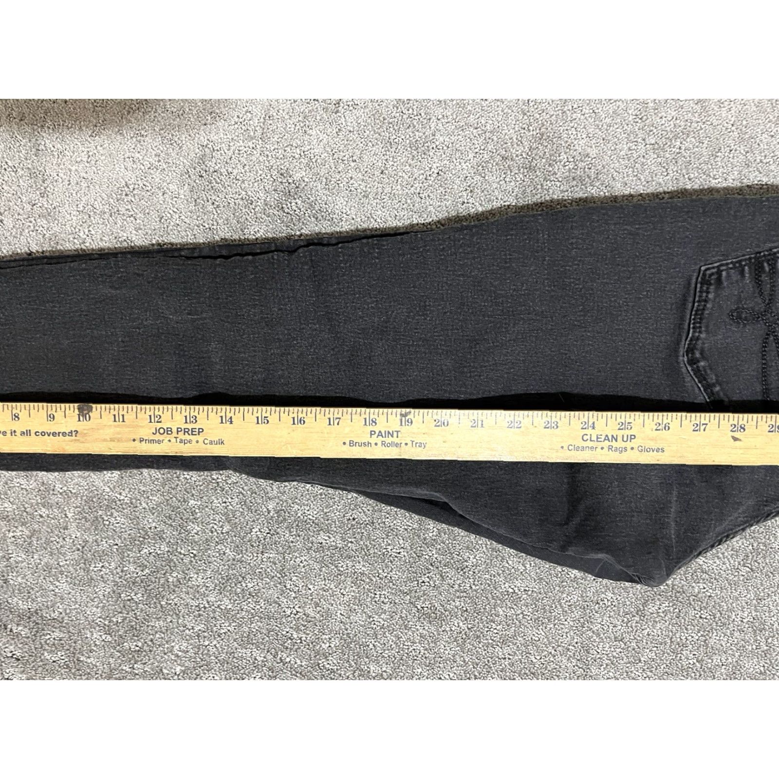 Denizen DENIZEN Curvy Skinny Jeans Women's 26x27 Black Mid Rise Cotton Blend Denim Casual Size 26" / US 2 / IT 38 - 8 Thumbnail