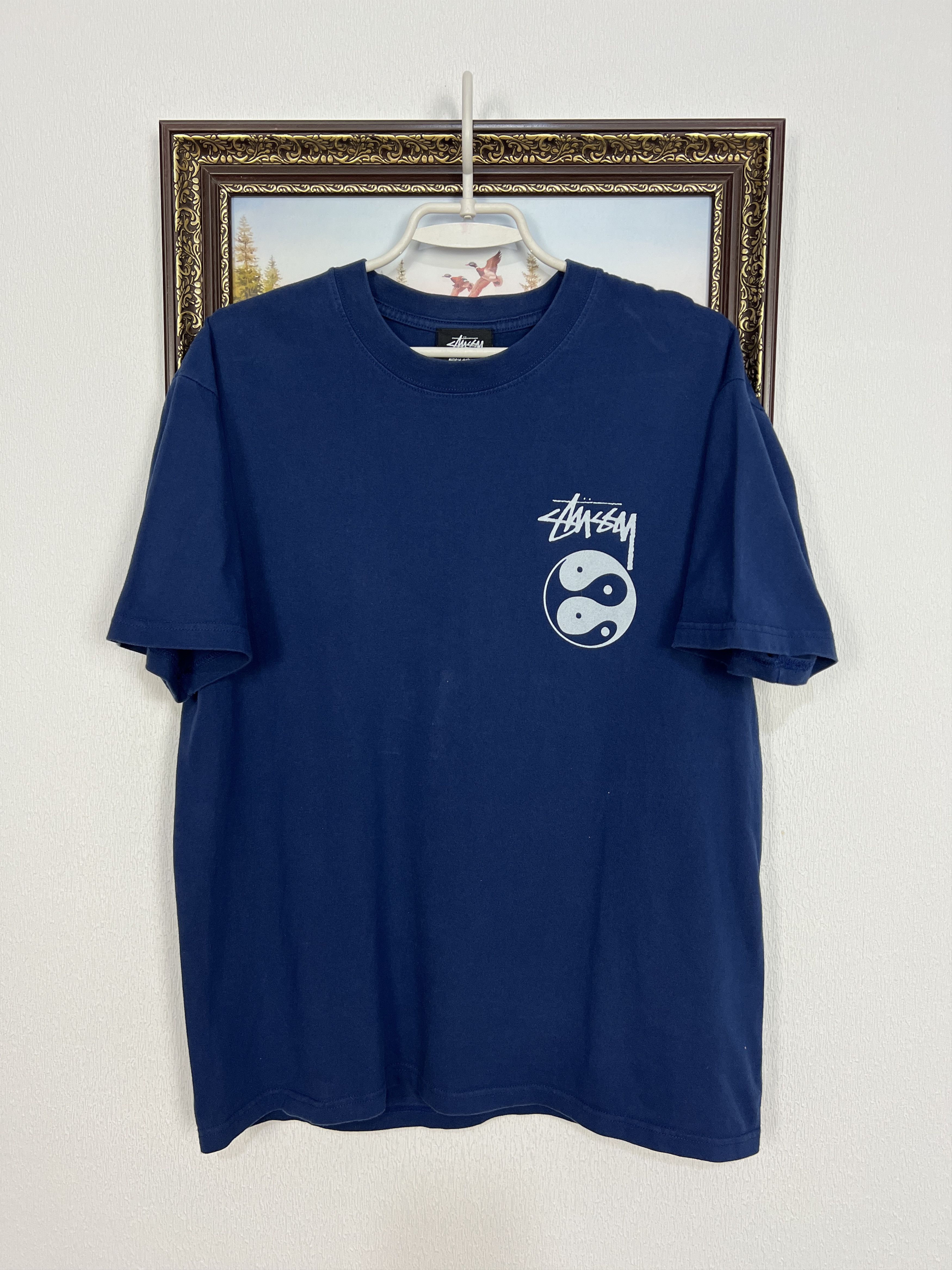 Vintage Stussy Shirt 8 Ball Y2K Over Print Big Logo Tee Jersey Size US M / EU 48-50 / 2 - 2 Thumbnail