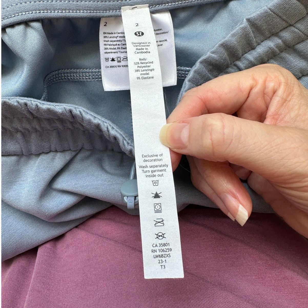 Lululemon Lululemon Softstreme Blue High Rise Drawstring Pant Size 2 Size 26" / US 2 / IT 38 - 12 Thumbnail