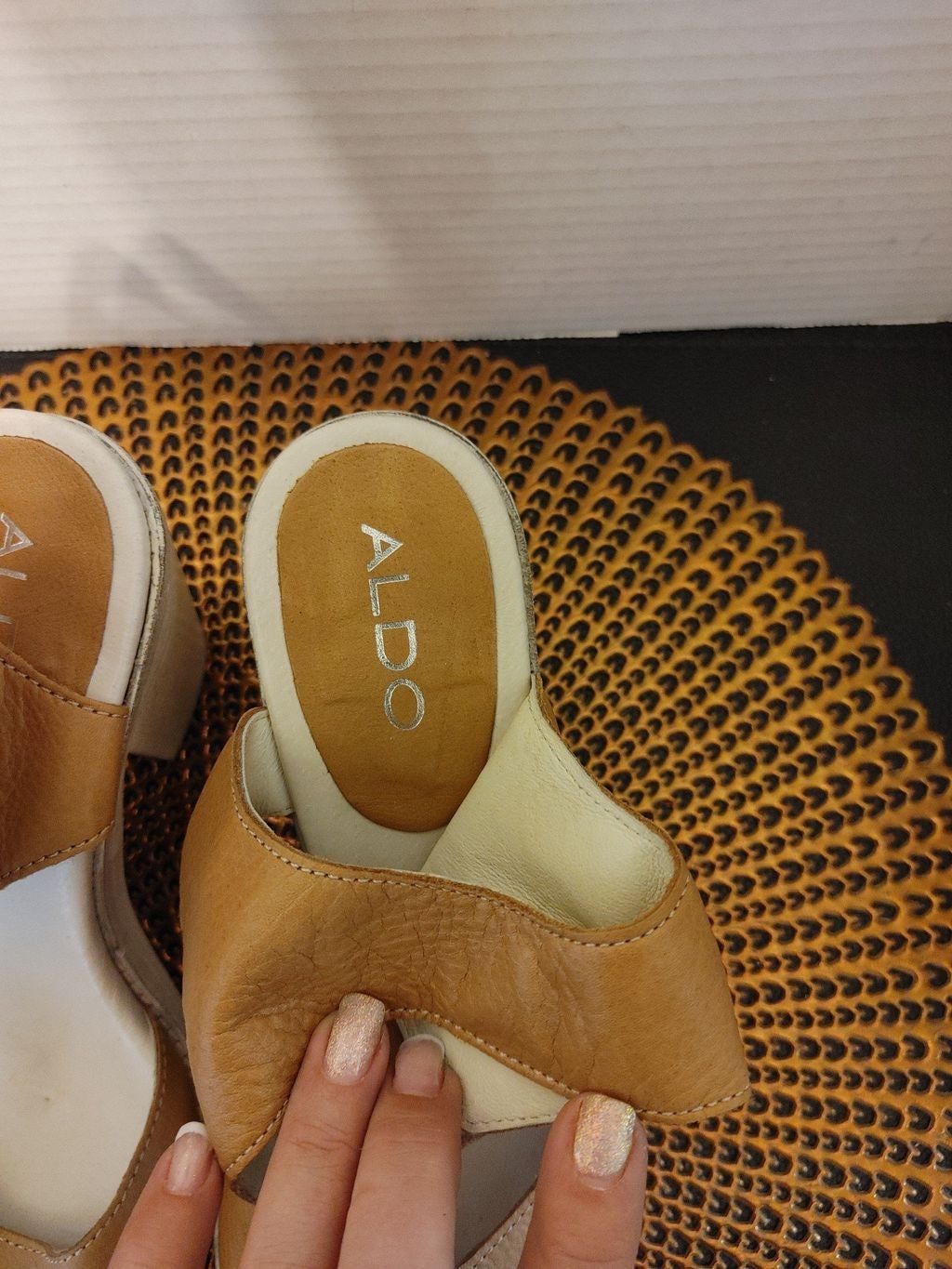 Aldo ALDO Leather Sandals Size 8.5 Size US 8.5 / IT 38.5 - 3 Thumbnail