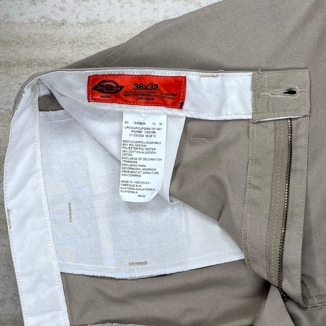 Dickies Vintage 90s Dickies Khakis Pants 36x32 Relaxed Camel Tan Size US 36 / EU 52 - 4 Thumbnail