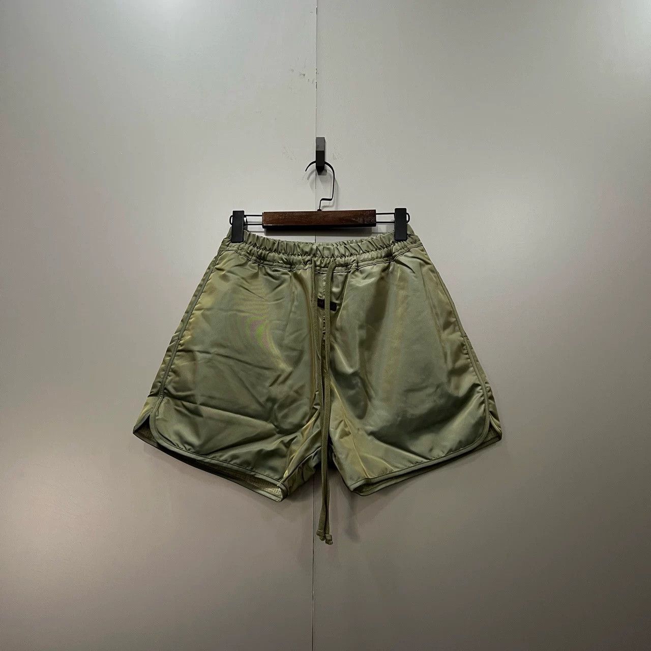 Fear of God Fear Of God FOG Green Drawstring Shorts Size US 30 / EU 46 - 1 Thumbnail