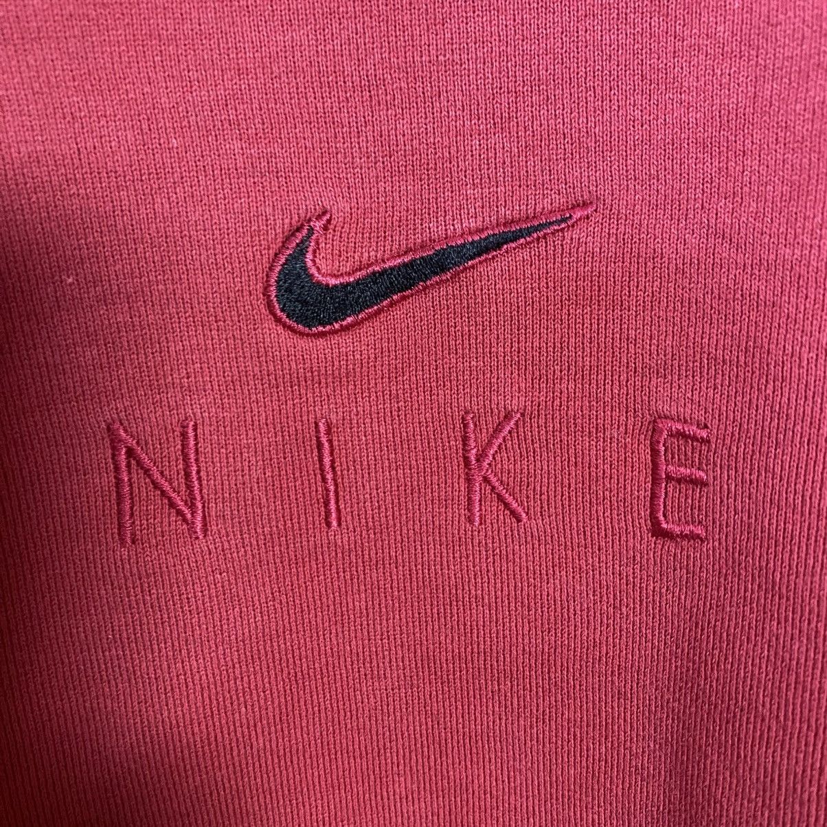 Nike Vintage 90s NIKE Center Swoosh Boxy Sweatshirt Size US S / EU 44-46 / 1 - 2 Thumbnail
