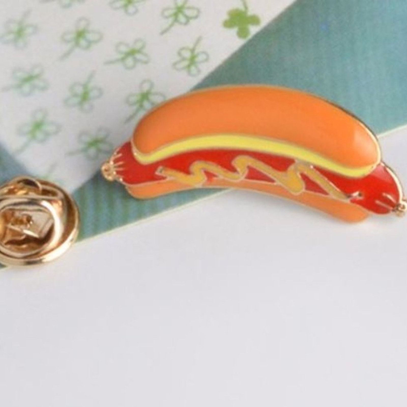 Other Hot Dog Pin Brooch Size ONE SIZE - 1 Thumbnail