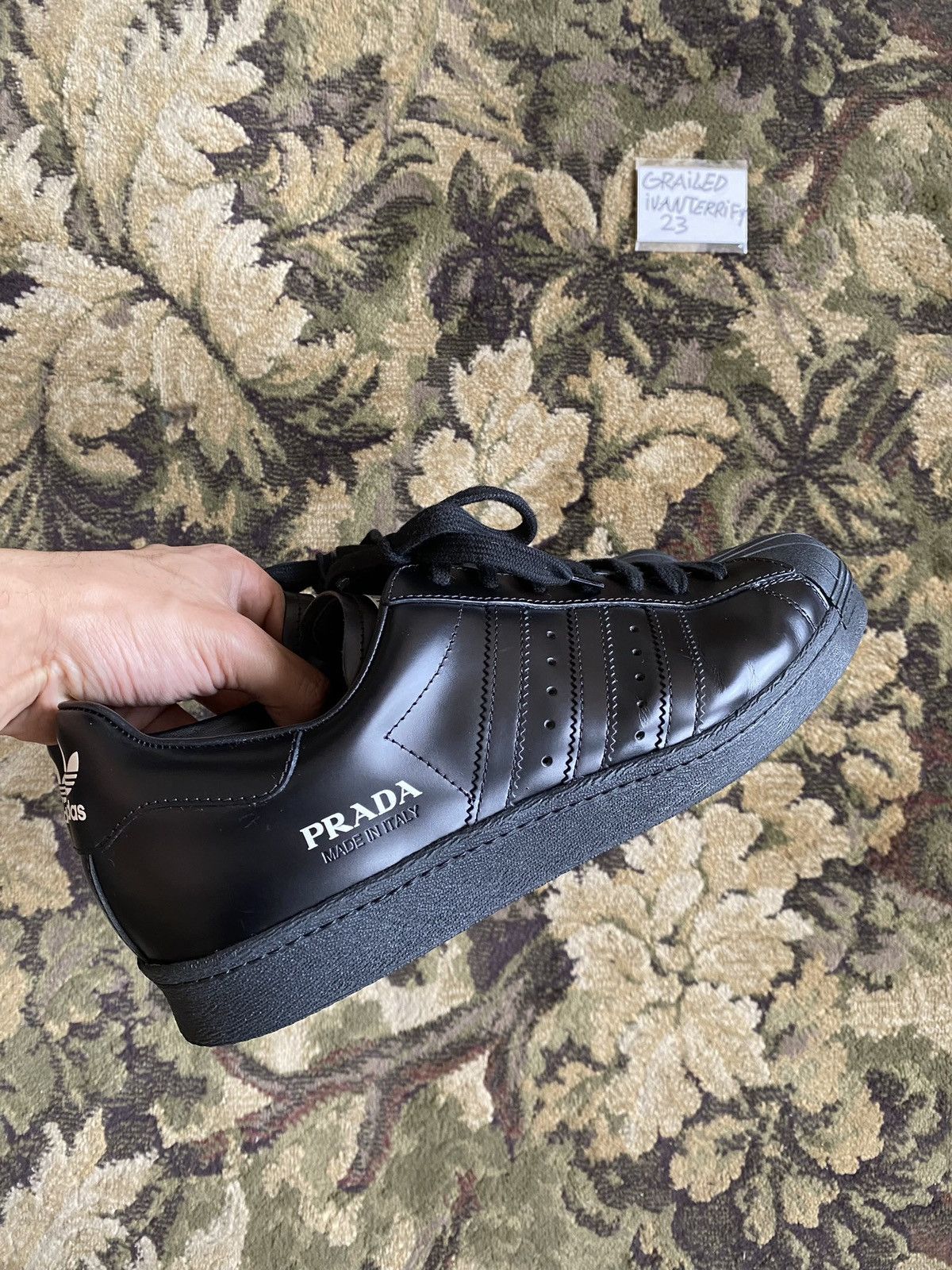 Adidas × Prada Prada x Adidas Superstar Size US 9.5 / EU 42-43 - 6 Thumbnail