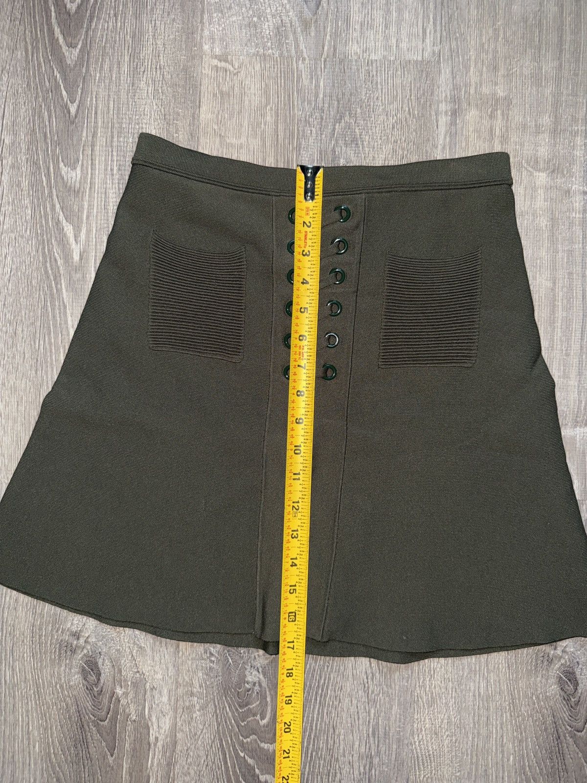 Sandro Sandro Joelle Knitted Lace Front Skirt Size 26" / US 2 / IT 38 - 8 Thumbnail