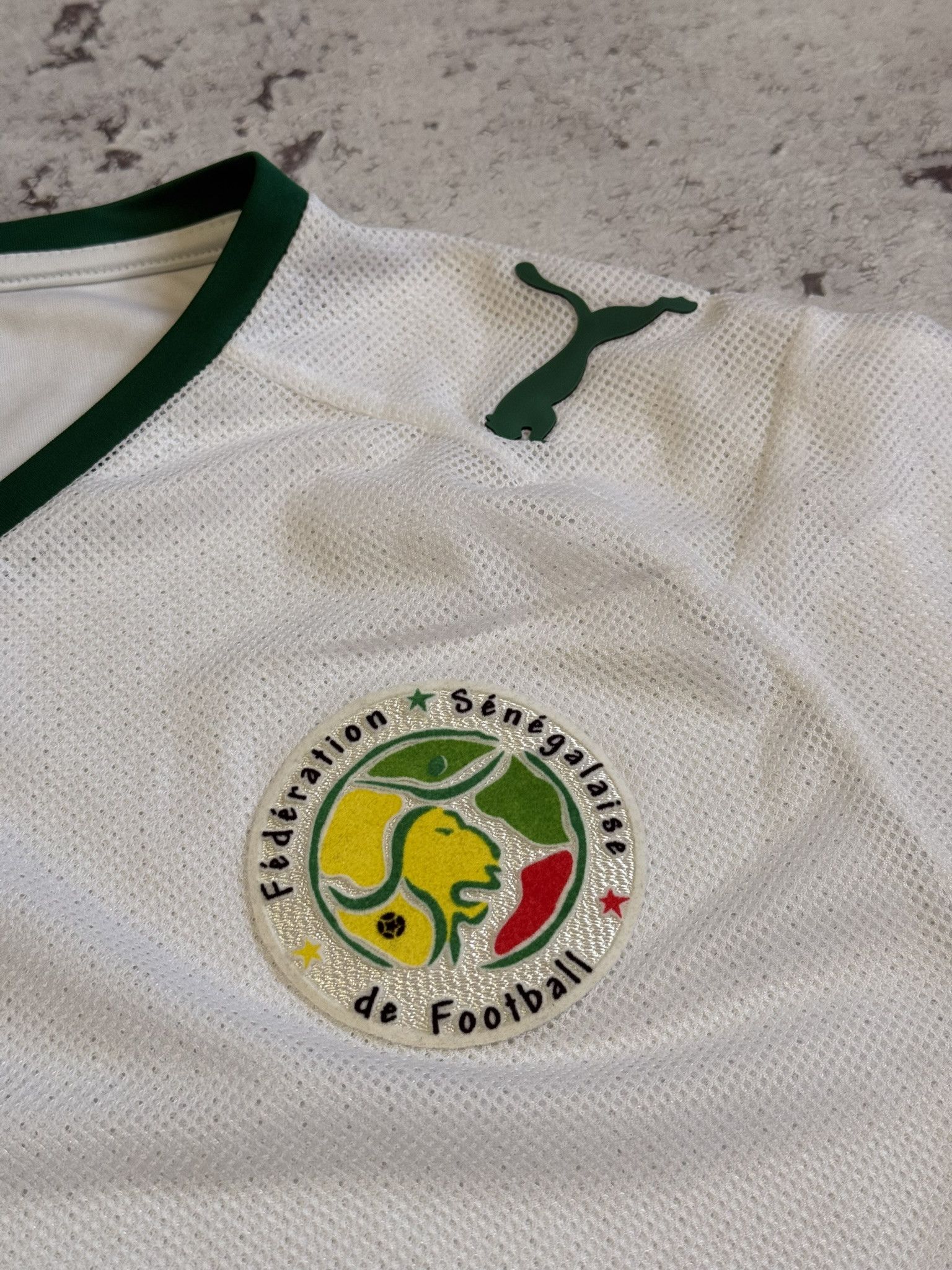 Puma Senegal National Team 2008-10 Home Shirt Jersey Puma Size US XL / EU 56 / 4 - 4 Thumbnail