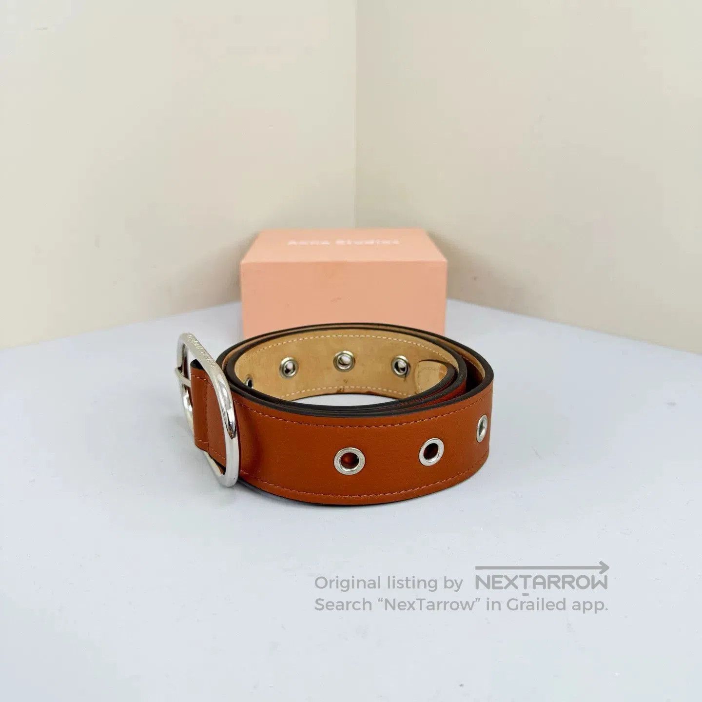 Acne Studios Acne Studios Letter Buckle Belt. Size ONE SIZE - 3 Thumbnail