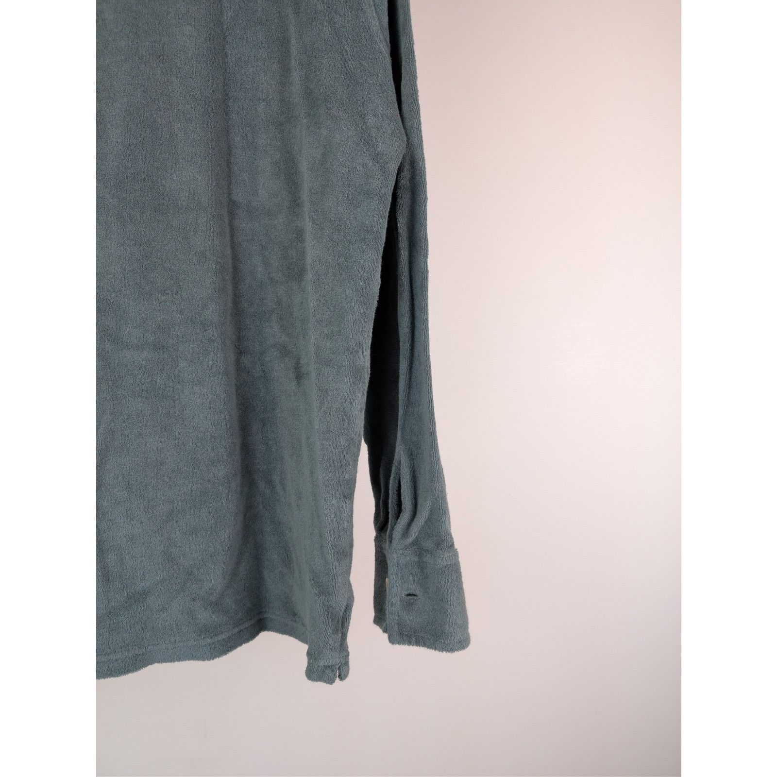 Fedeli o1rshd1 CC20 Front Pocket Suede Shirt in Green Size US M / EU 48-50 / 2 - 13 Thumbnail