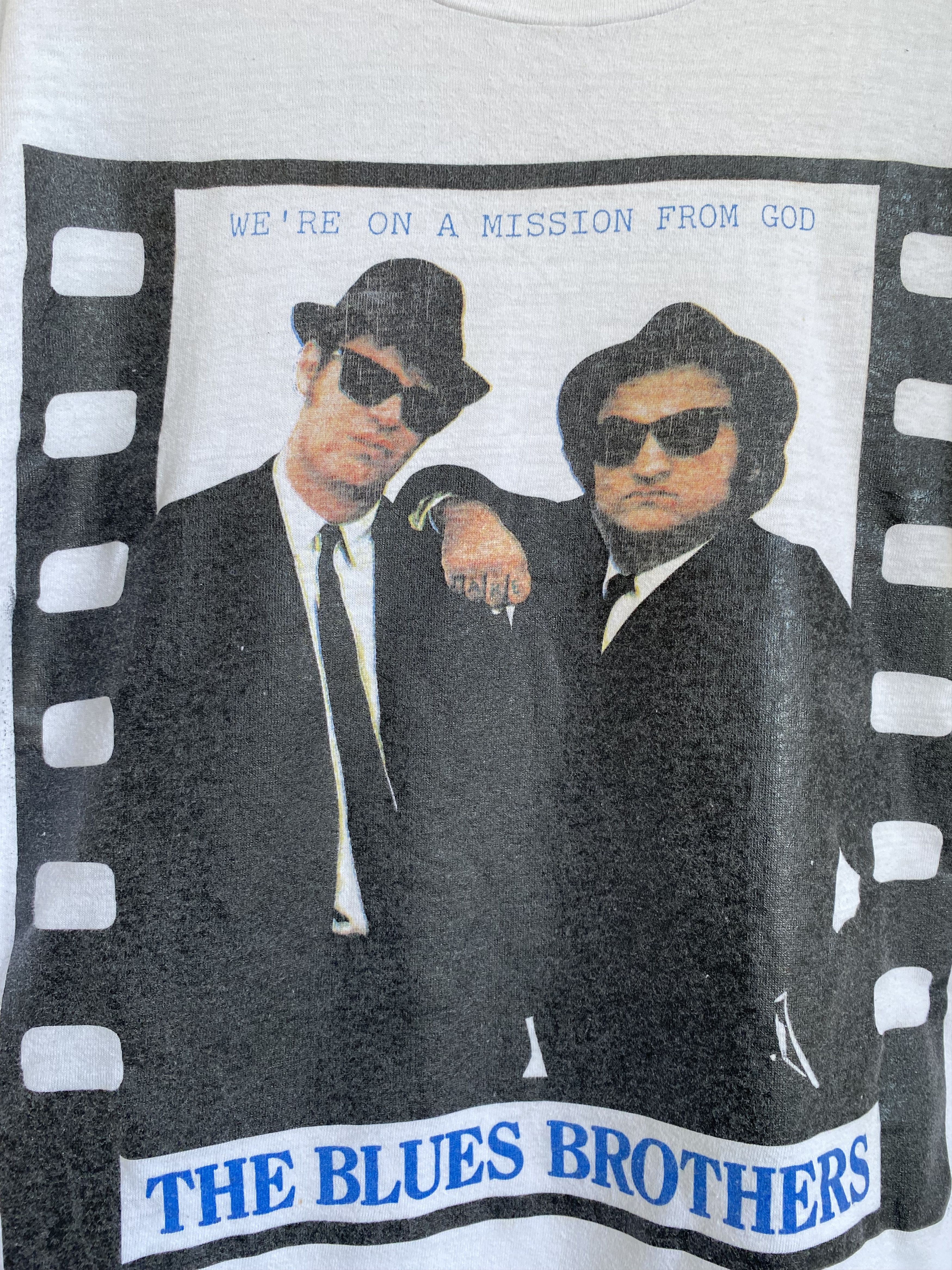 Band Tees × Vintage Vintage 80s The Blues brothers blues soul t-shirt Size US L / EU 52-54 / 3 - 2 Thumbnail