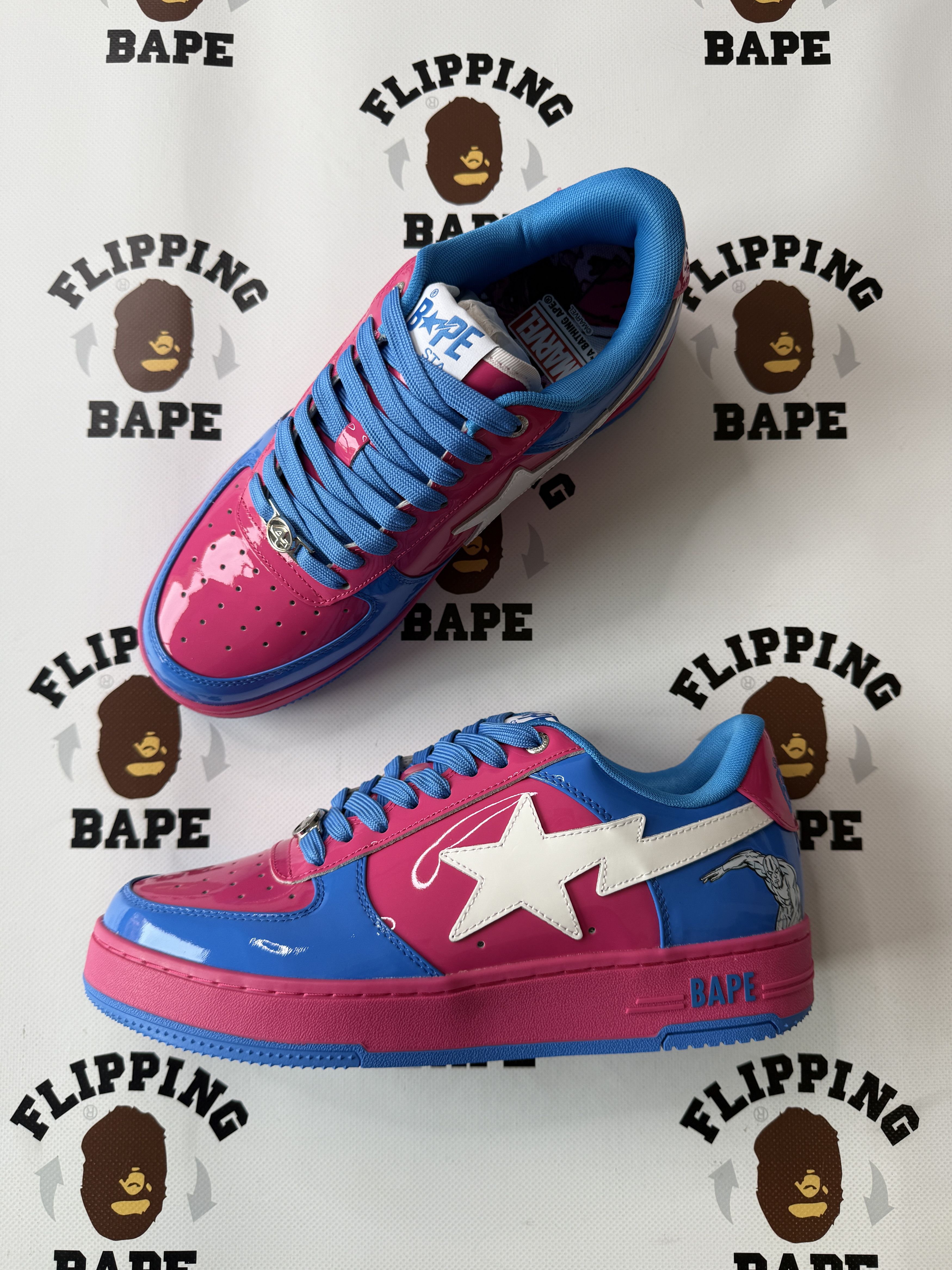 BAPE X F4 BAPE STA GALACTUS & SILVER SURFER