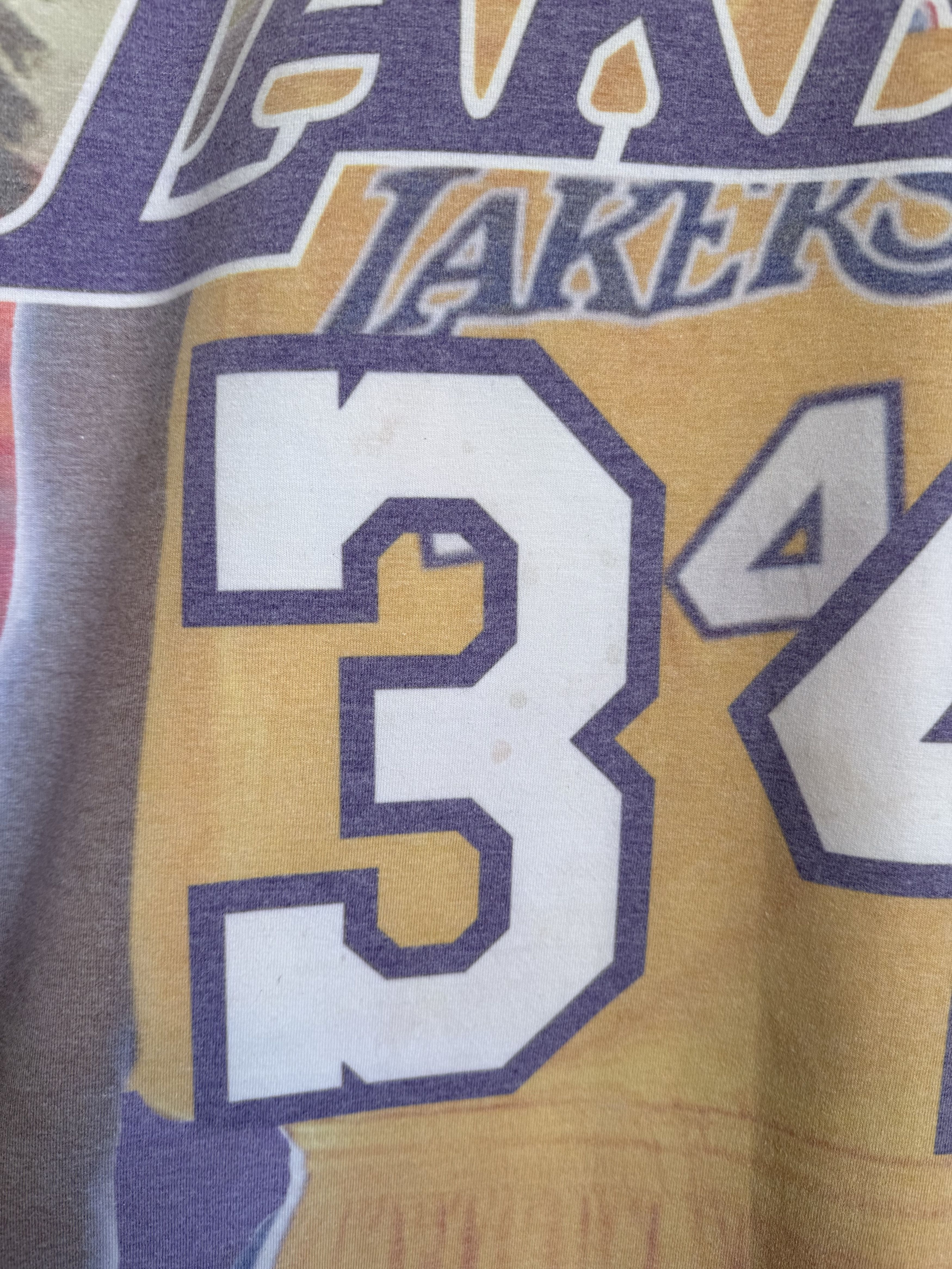 Mitchell & Ness × NBA Mitchell & ness shaquille o'neill Lakers full print t-shirt Size US L / EU 52-54 / 3 - 5 Thumbnail