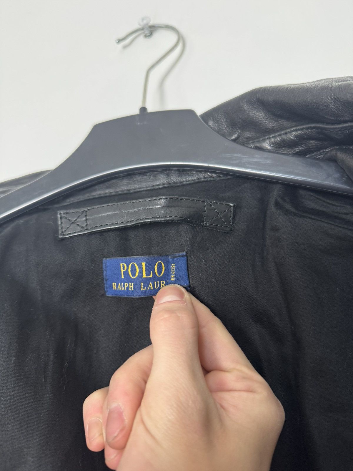 Rn 41381 Ralph Lauren Leather Jacket Polo Ralph Lauren Leather