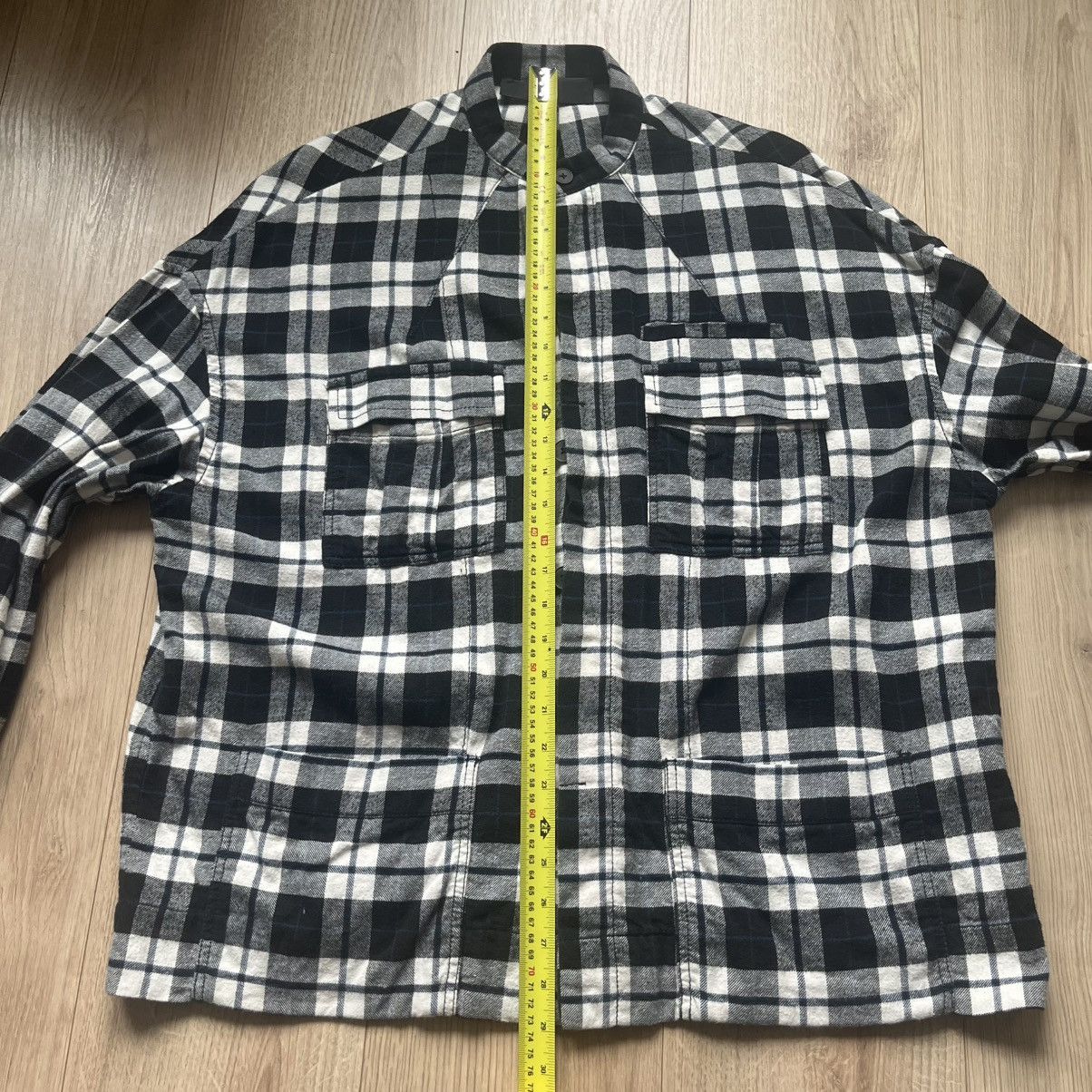 Haider Ackermann Haider Ackermann Mandarin Collar Flannel Shirt Size US M / EU 48-50 / 2 - 11 Thumbnail