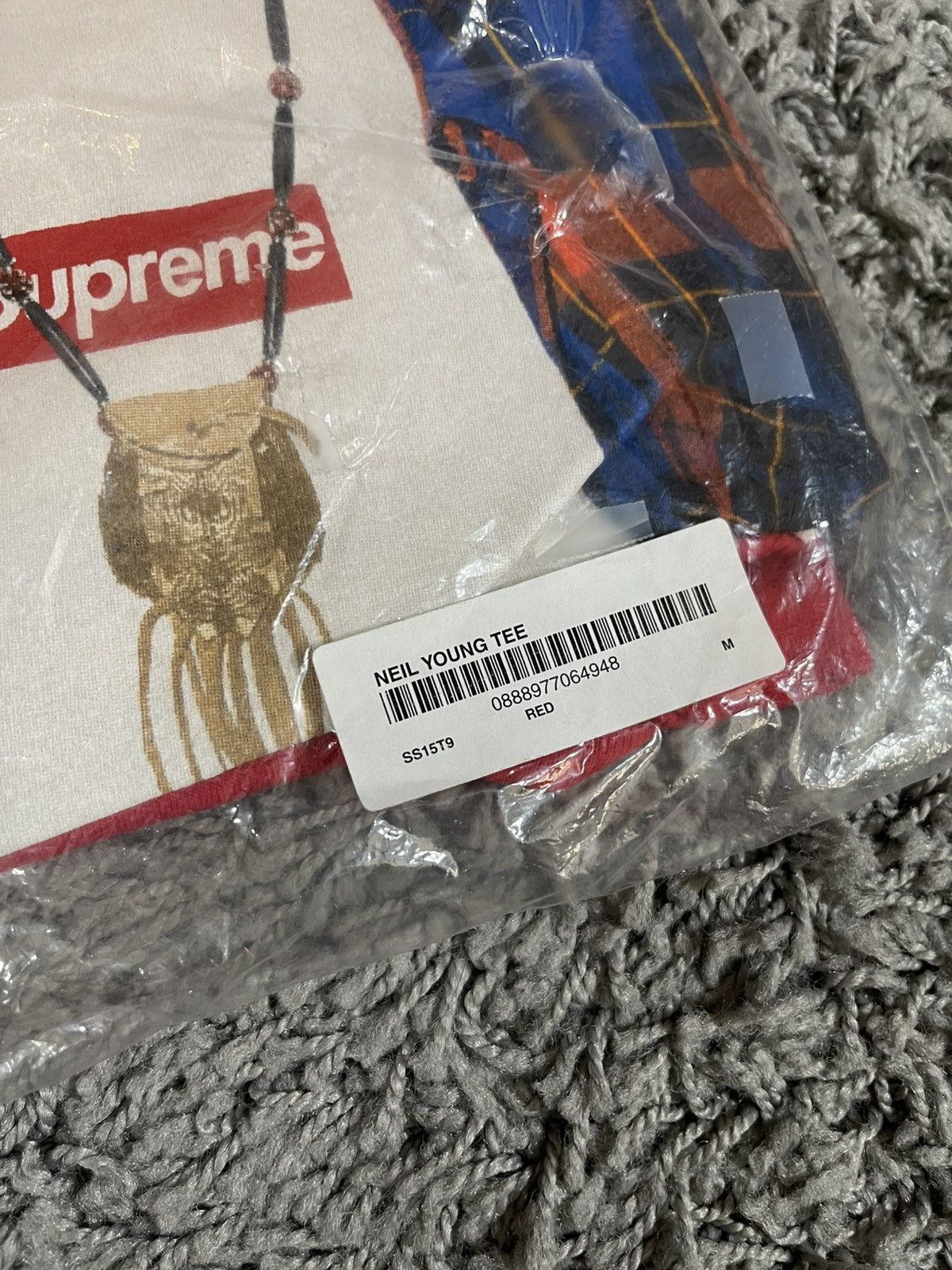 Supreme 2015SS Supreme Neil Young Photo Tee Red Size US M / EU 48-50 / 2 - 3 Thumbnail