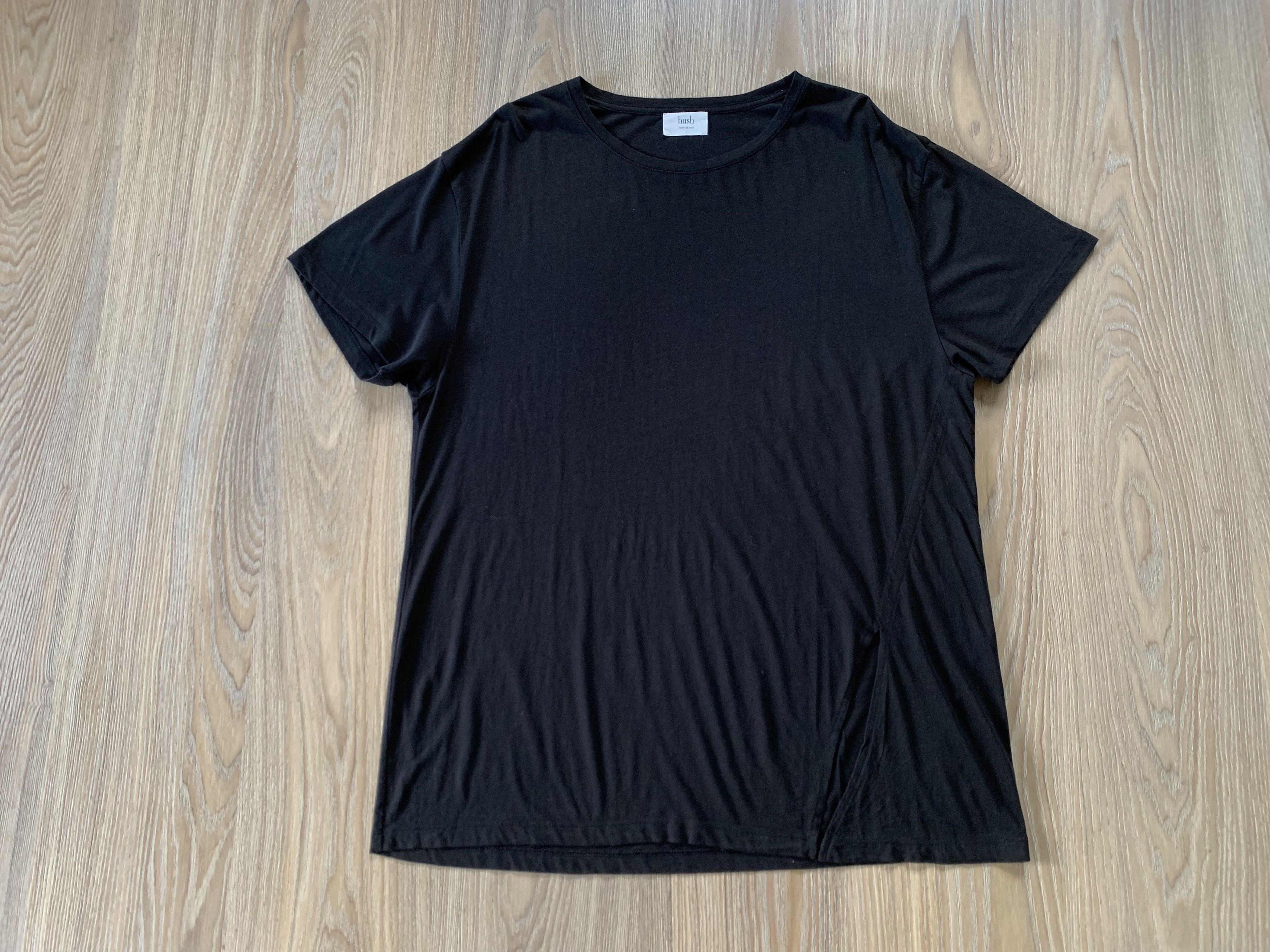 Other Mens Hush Basic Black Modal T Shirt Size US L / EU 52-54 / 3 - 2 Thumbnail