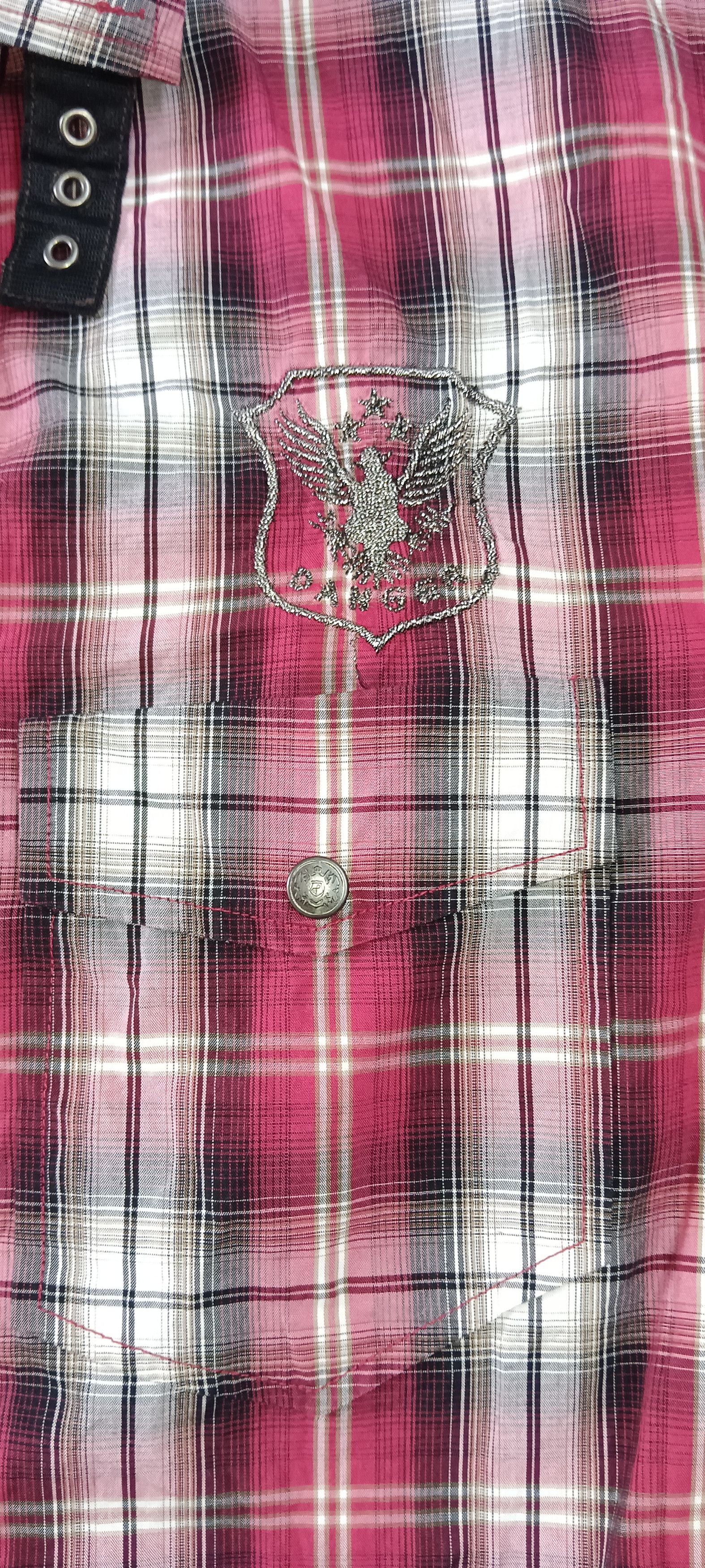 PPFM Punk Checkered Button Ups Shirt