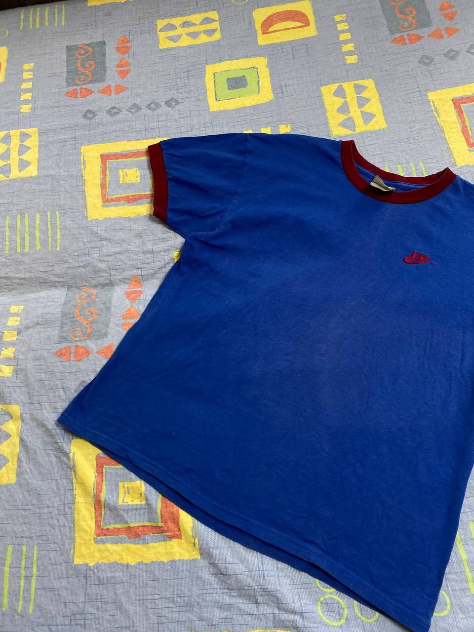 Nike × Vintage 90s Nike Swoosh Vintage Y2K Retro Tee T-Shirt Size US M / EU 48-50 / 2 - 9 Thumbnail