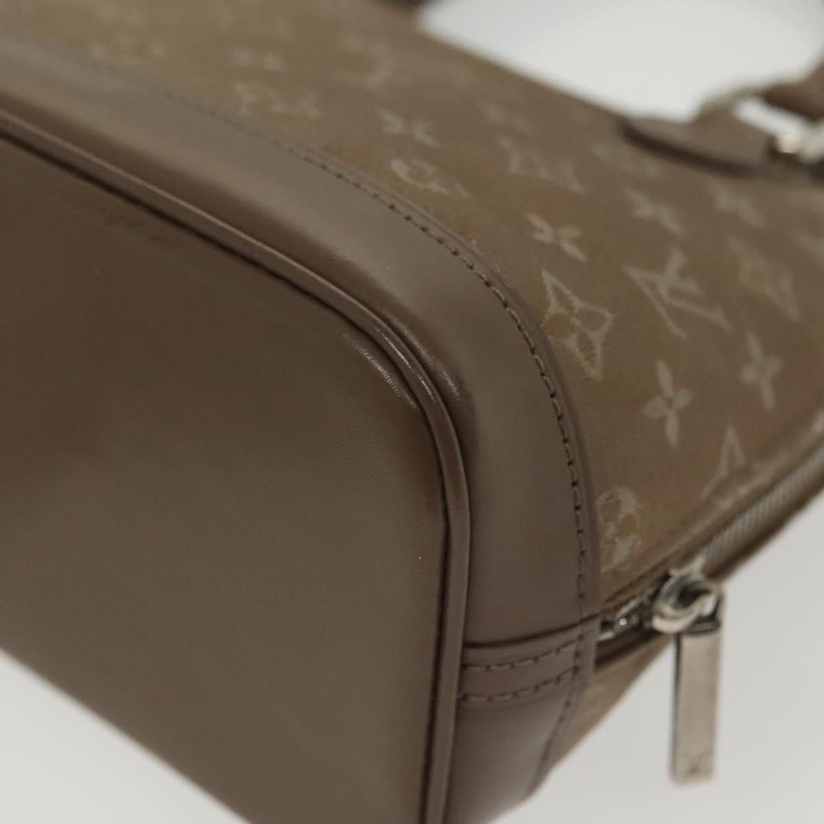 Louis Vuitton LOUIS VUITTON Monogram Satin Little Alma Hand Bag Gray Size ONE SIZE - 16 Thumbnail